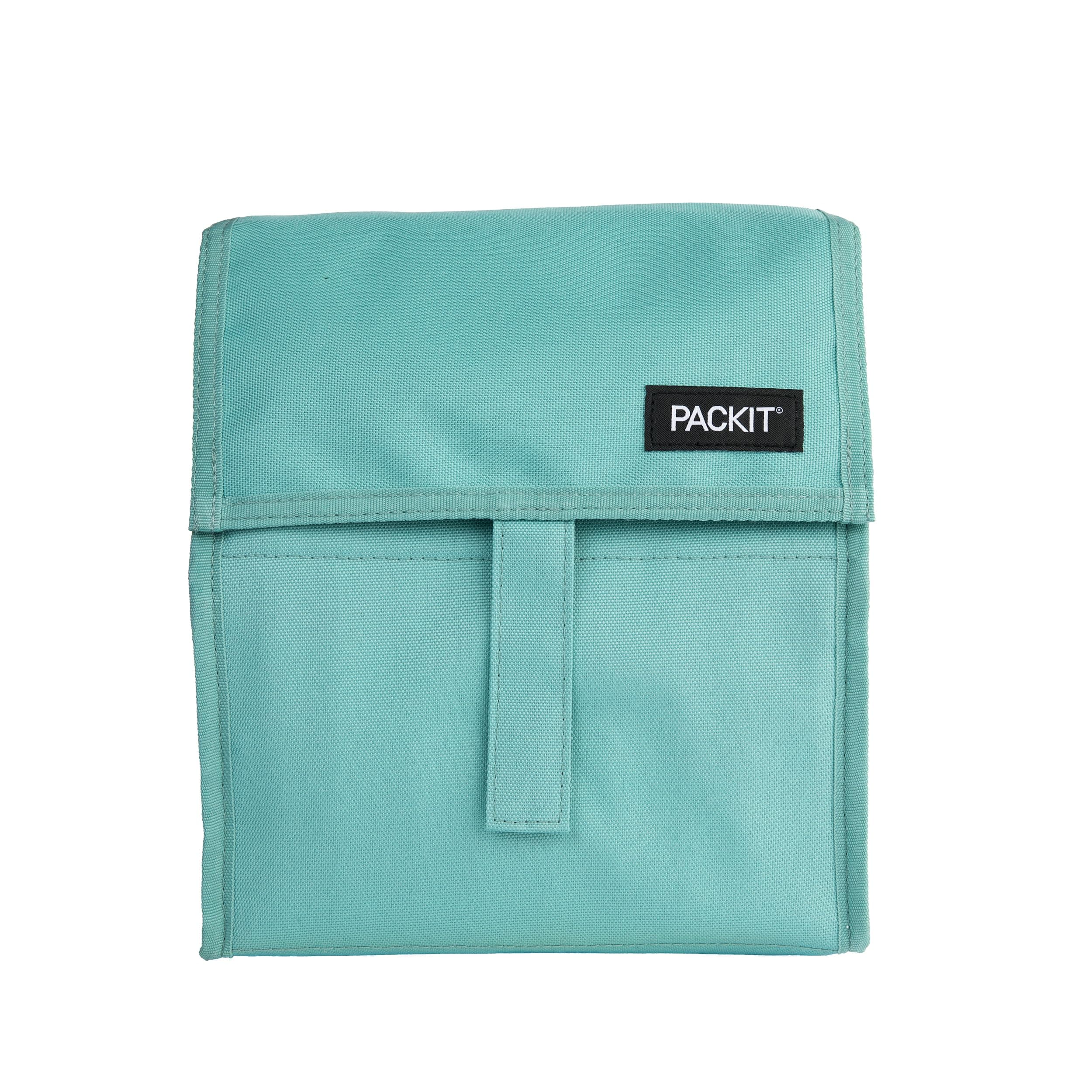 PackIt(R) Freezable Lunch Bag, Sage, Built with EcoFreeze(R) Technology, Foldable, Reusable, Zip and Fold Closure with Buckle Handle, Designed for Work Lunches and Fresh Lunch On the Go
