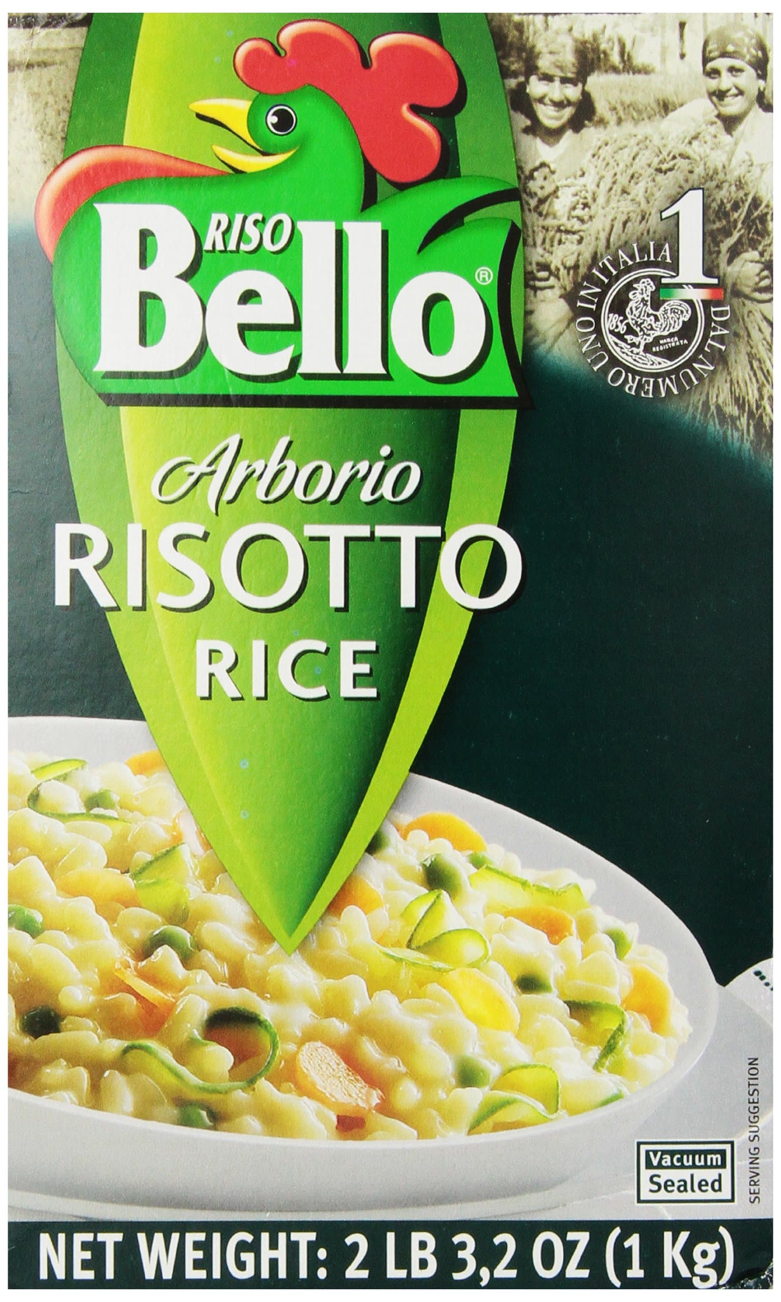 Riso Bello Arborio Risotto Rice, 35.0-Ounce Bags (Pack of 4)