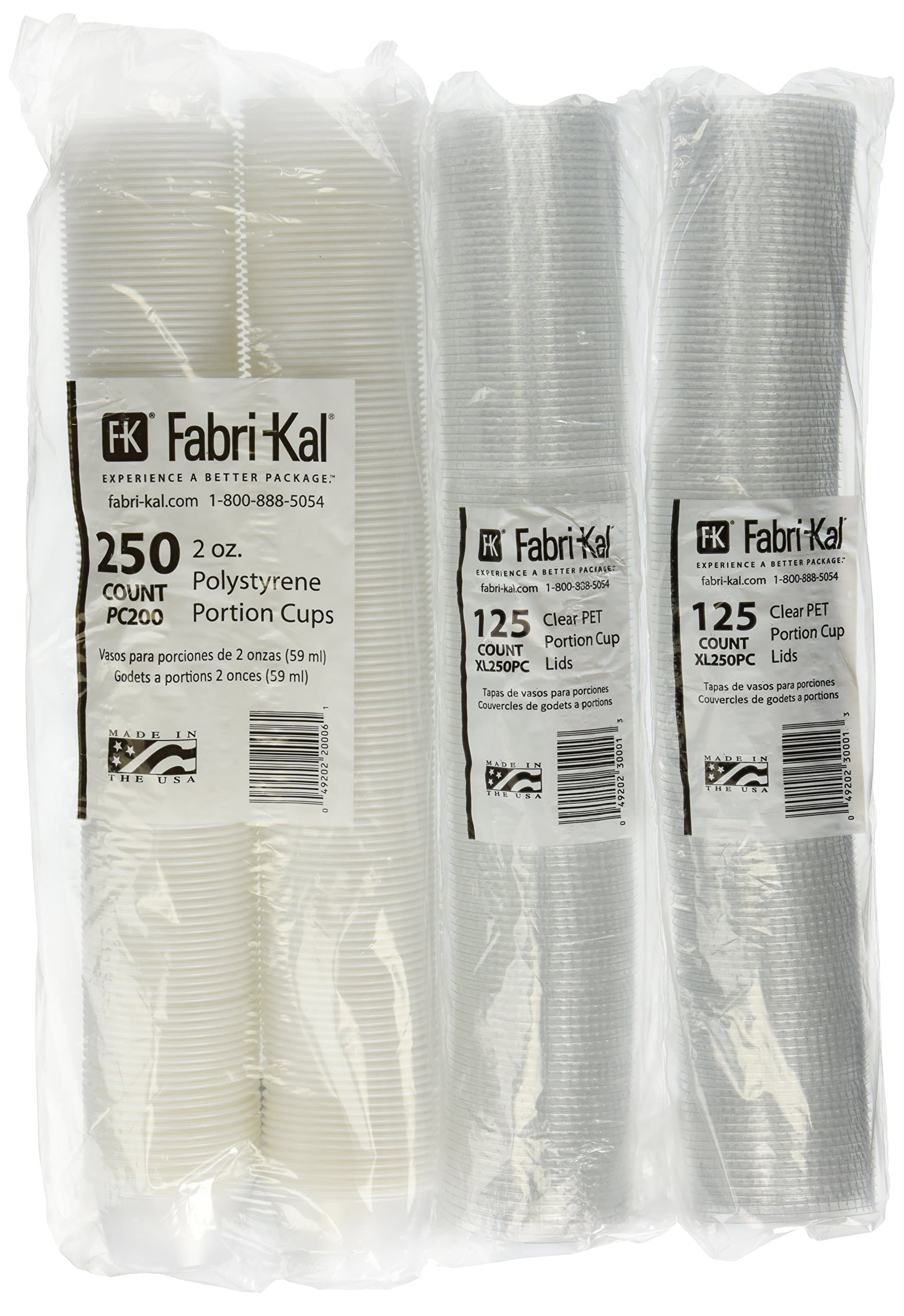 Jello Shot Glasses 500 2oz. Plastic with Lids 250/Pkg Pkg/2