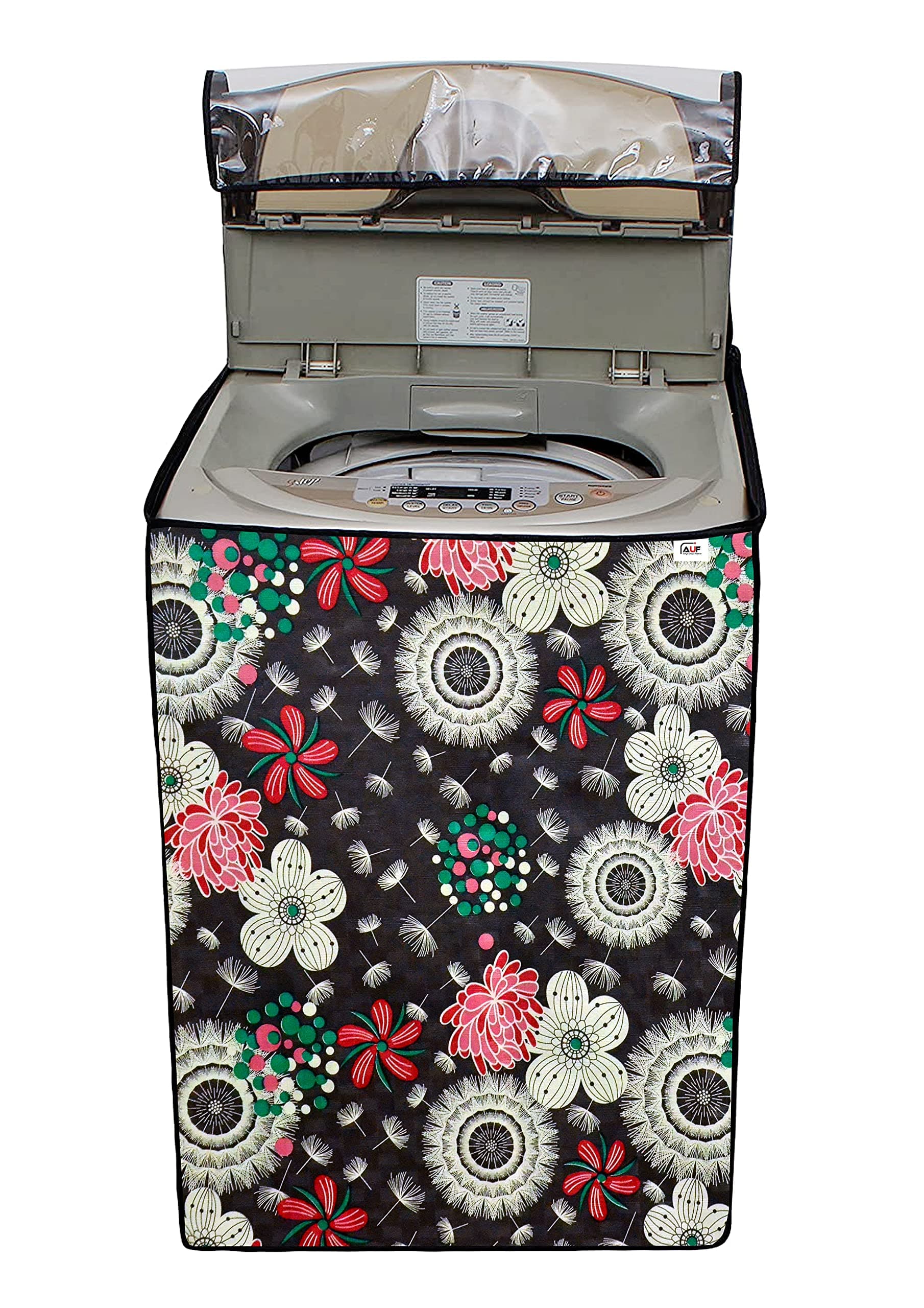AUF Top Loading Washing Machine 7.2 kg Cover Waterproof & Dustproof for Transparent Look for Top Transparent Color no 51
