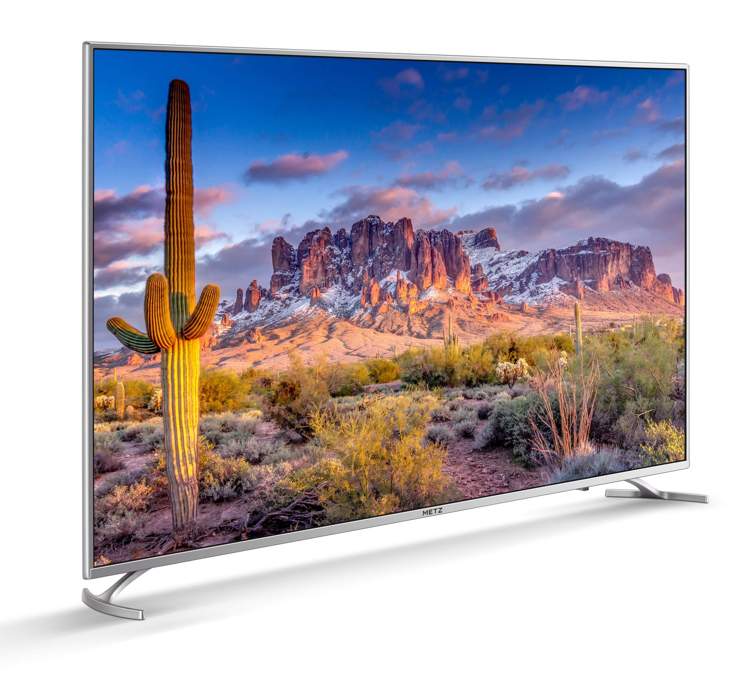 METZ Blue G2A Smart 4K UHD TV, Android 8.0, 2 Speakers, Triple Tuner, Netflix, YouTube (HDMI, CI Slot, USB, Digital Audio)