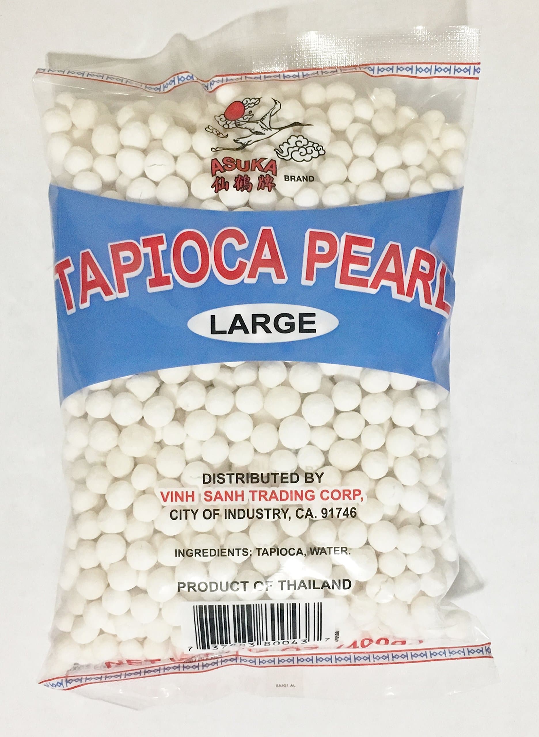 14oz Asuka Tapioca Pearl White Large (One Bag)