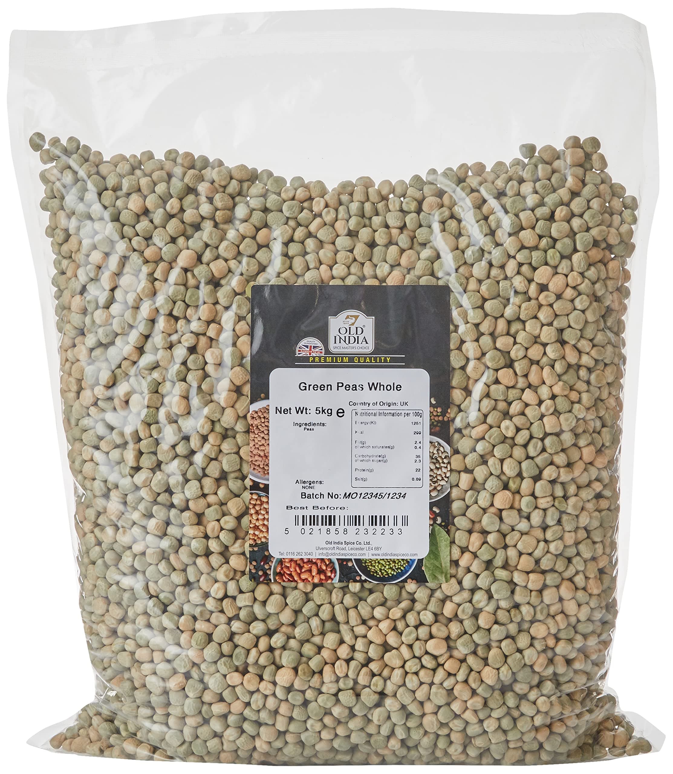 Green Peas Whole 5kg