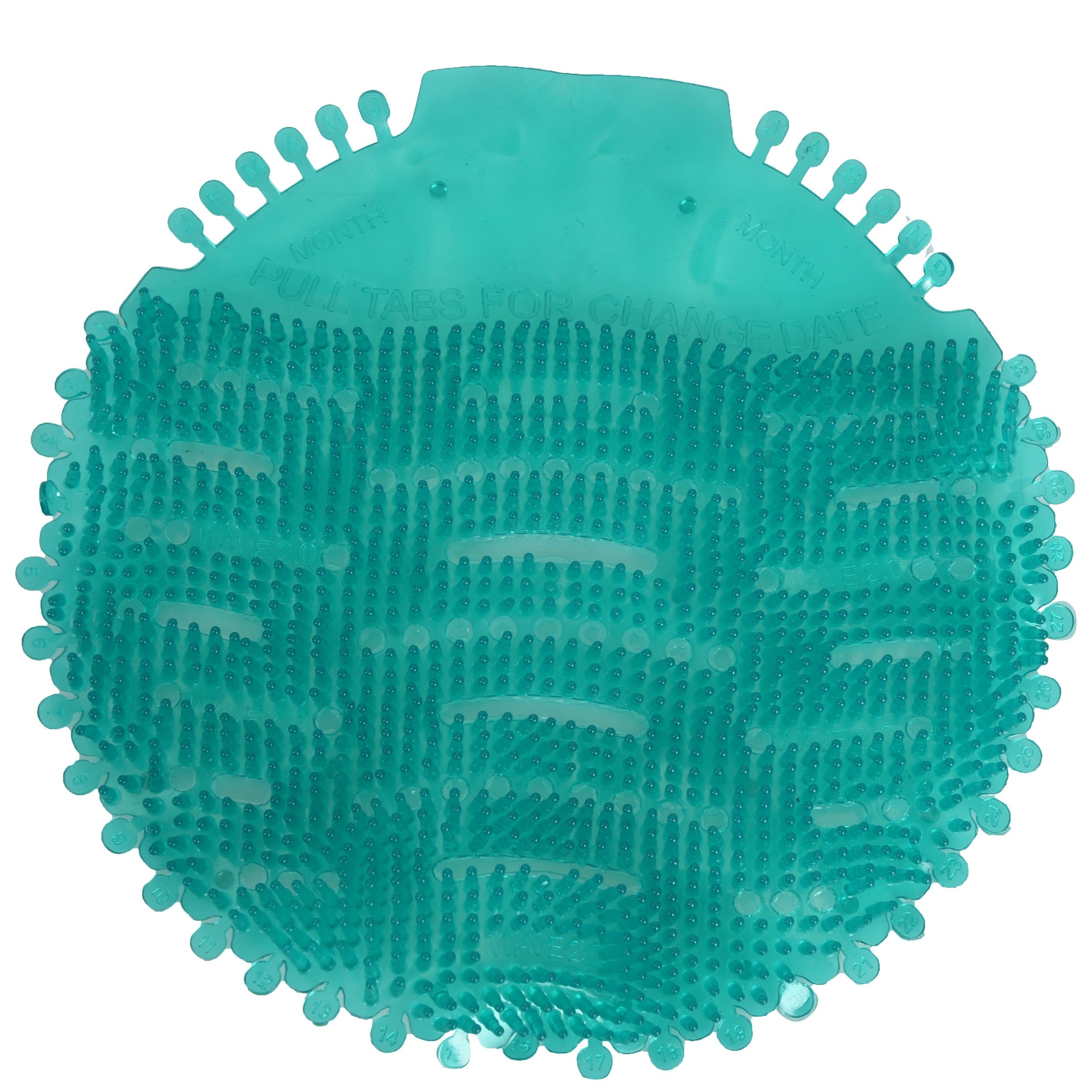 NACS Premium Urinal Screen Mat - Wave 2 Urinal Deodorizer, Wash Room Freshener - Pack Of 10 (Highly fragrant that keeps urinals fragrant for 30 days) Powered by Anti Splash Guard