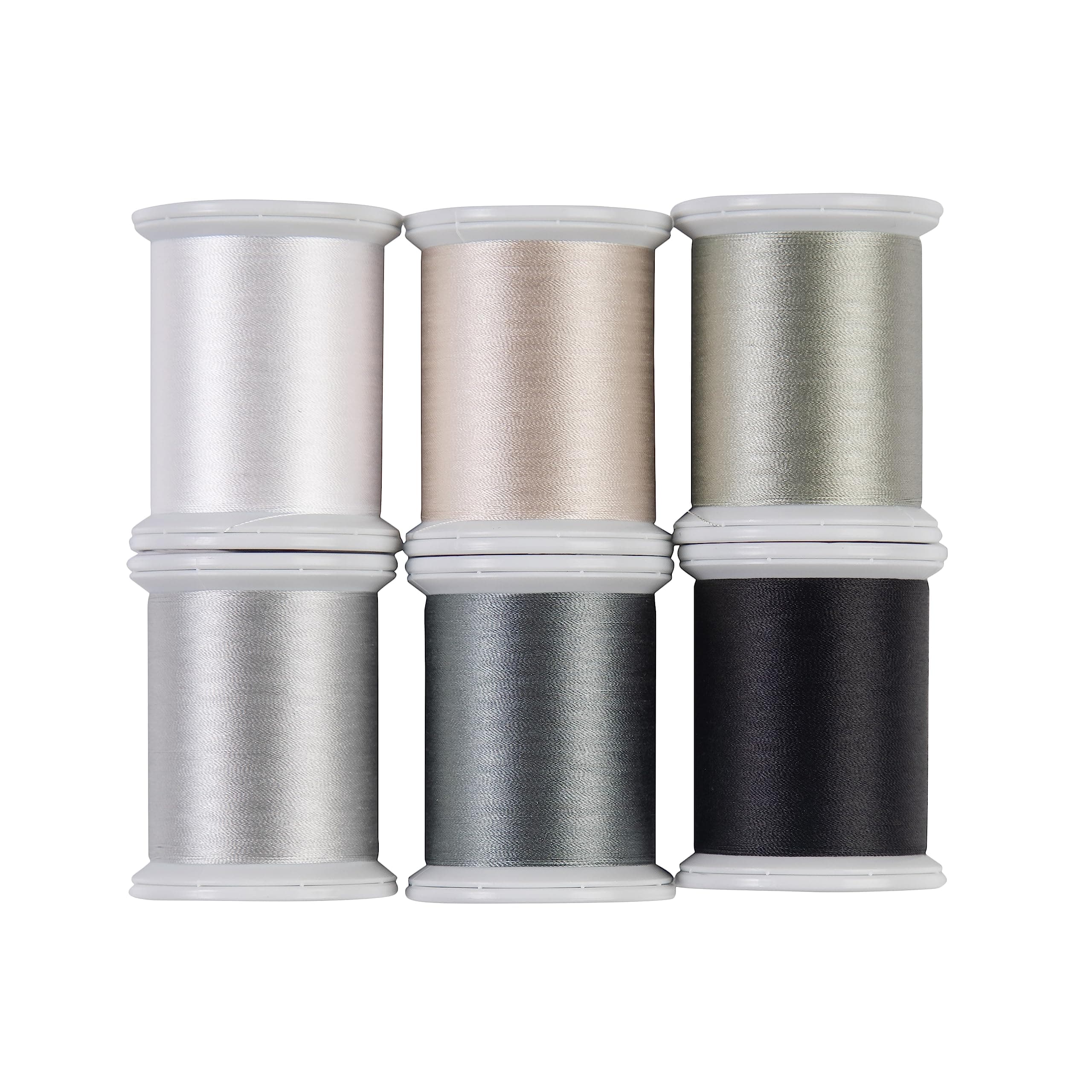 Superior Threads Kimono Silk Sewing Quilting Thread 220 Yard Spool 6-Pack (Neutral 2)