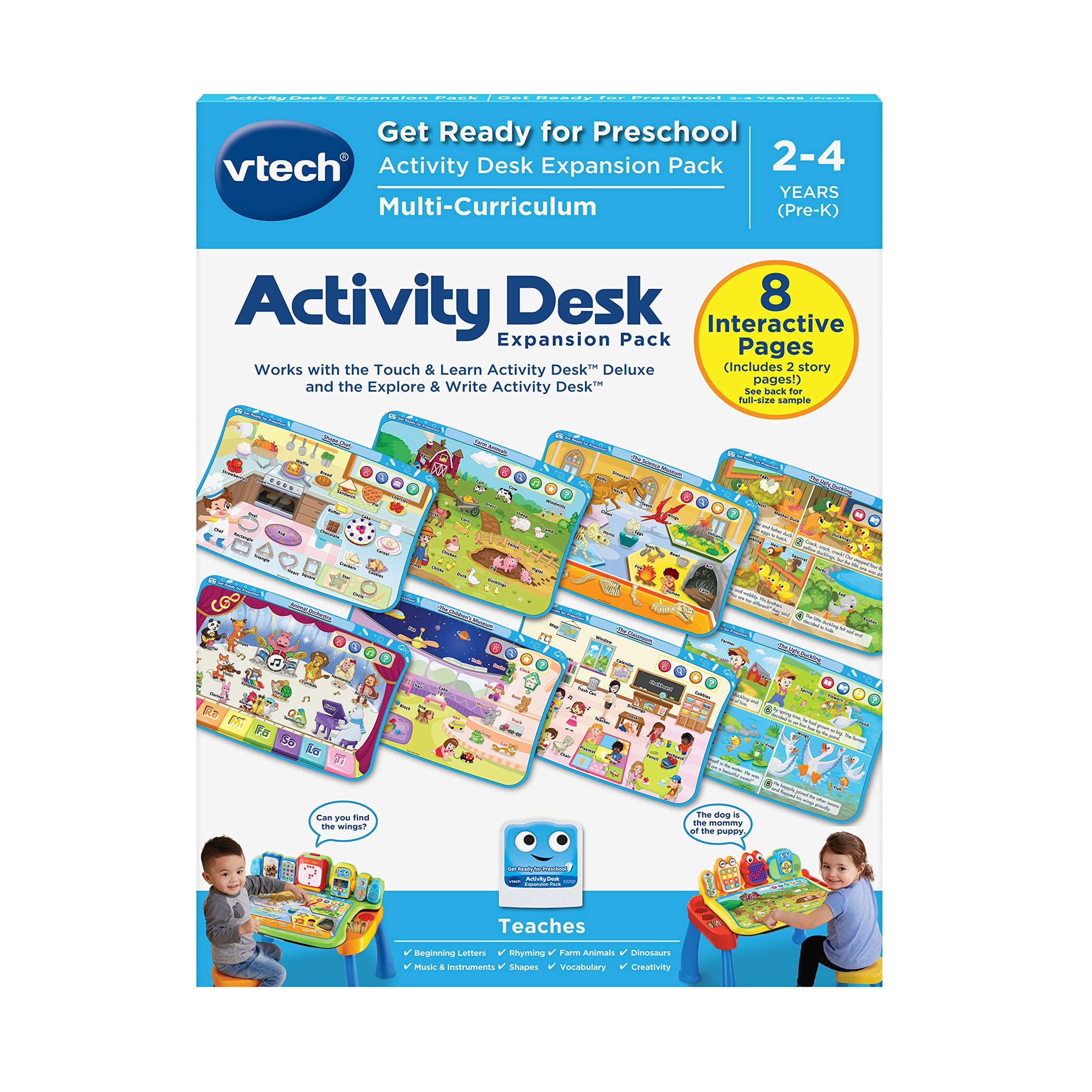 VTech Touch and Learn Activity Desk Deluxe Expansion Pack - Get Ready for Preschool