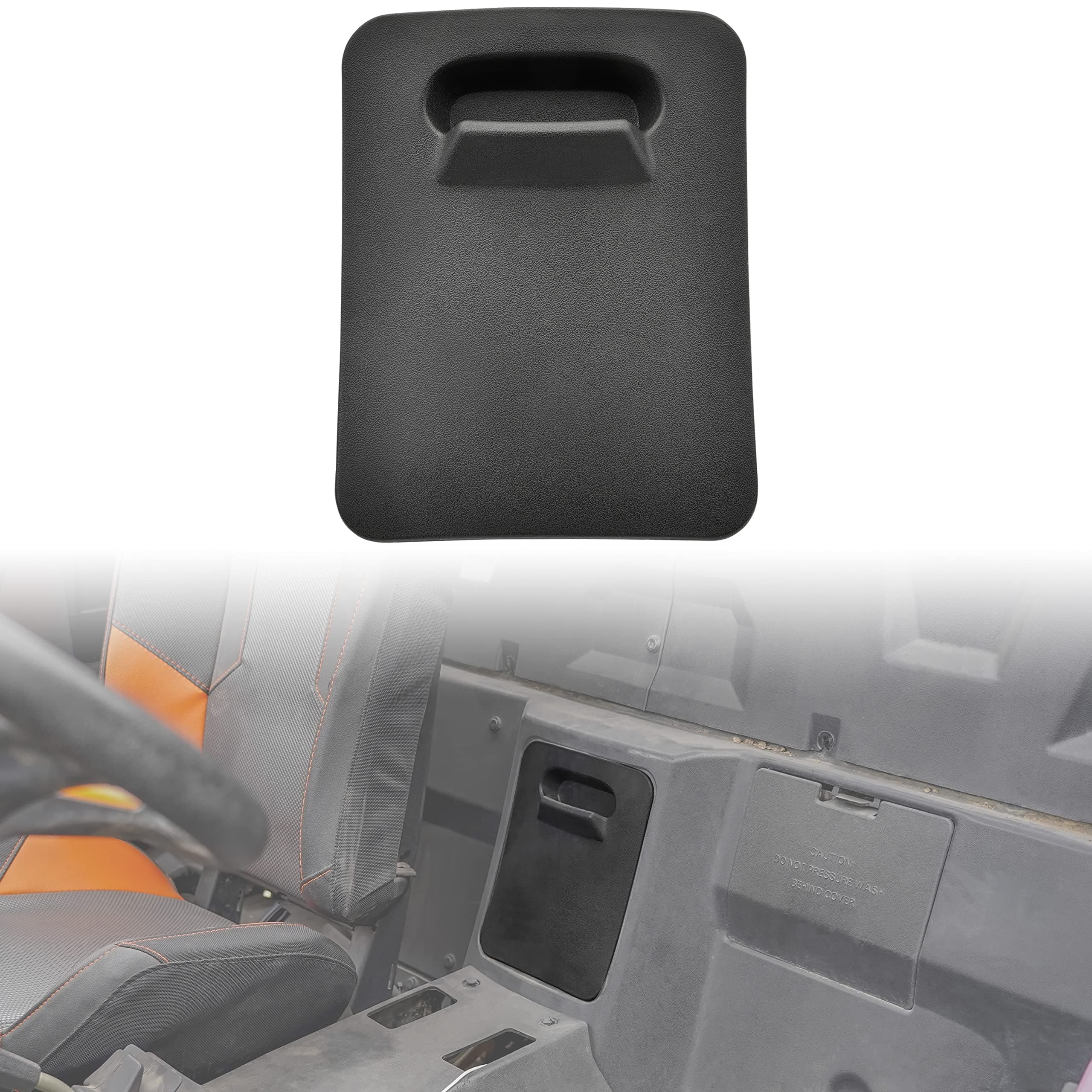 SAUTVS Black Engine Access Panel for 2014-2023 Polaris RZR 4 900, S 1000, XP 4 1000, XP Turbo, Trail S 900, Trail S 1000, Ranger XP 1000 Accessories, Replace #5454122#5452376-070#5439787-070