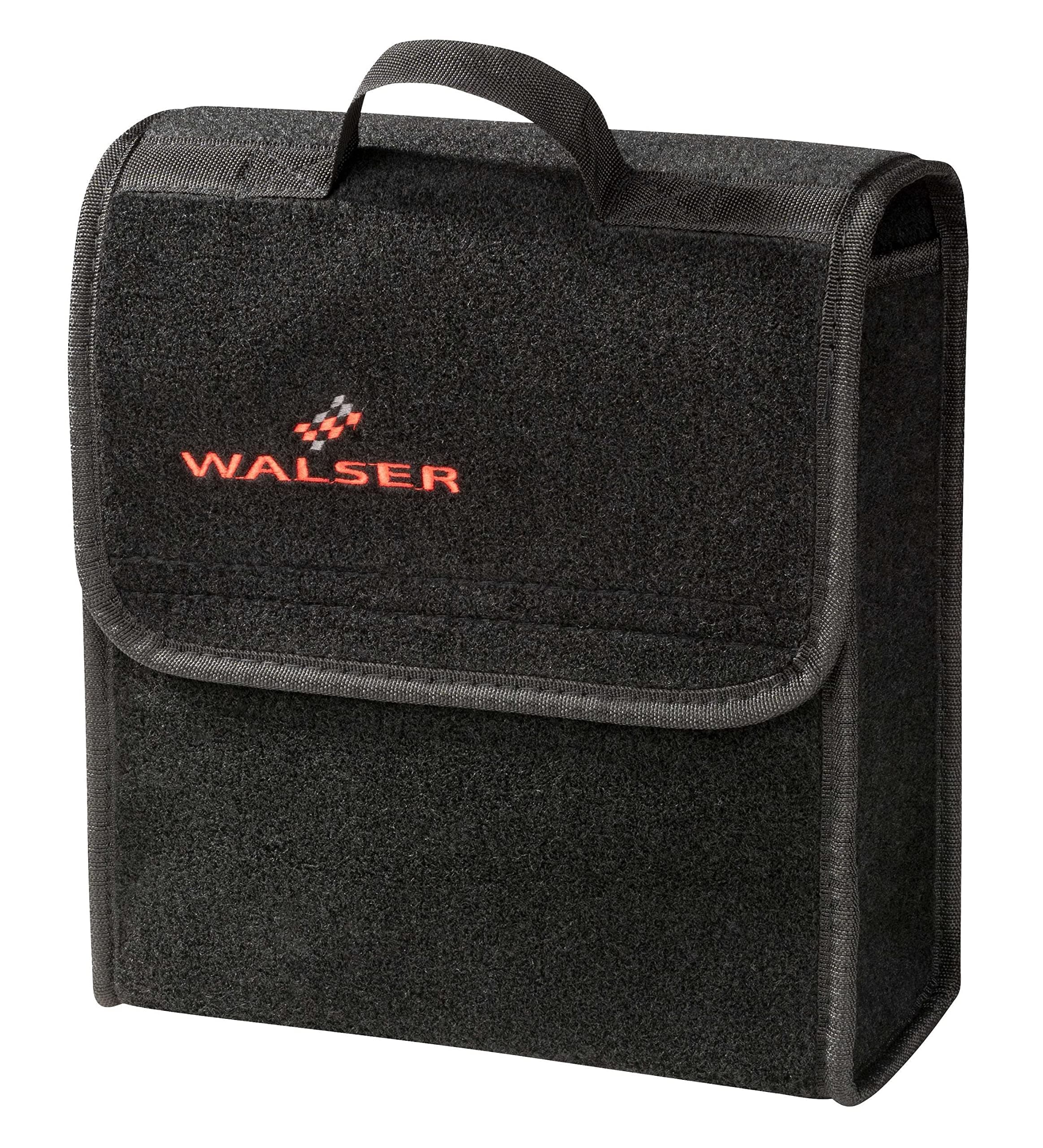 WalserCar Boot Bag Toolbag Size S, Needle Felt Boot Organiser, Car Bag, Car Storage Bag, Boot Toolbag 28 x 14 x 28 cm, Black