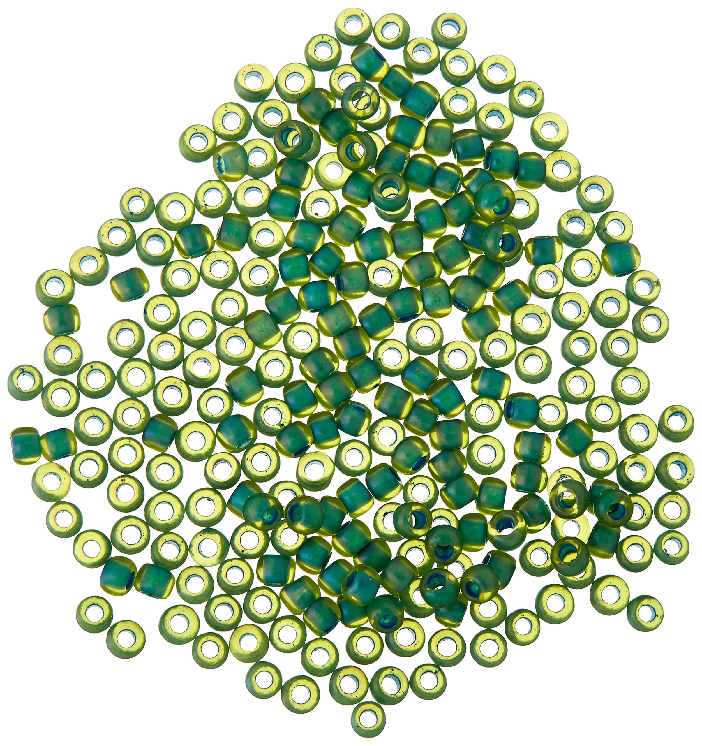 Mill HillFrosted Glass Seed Beads 4.25 Grams/Pkg-Spring Green