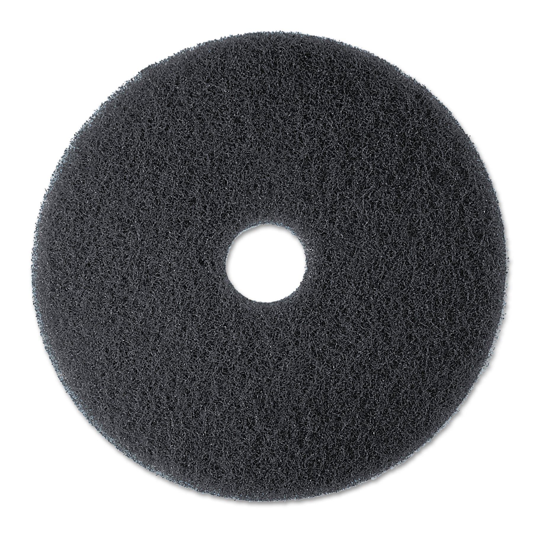 Black Stripper Pad 7200, 13" Floor Care Pad (Case of 5)