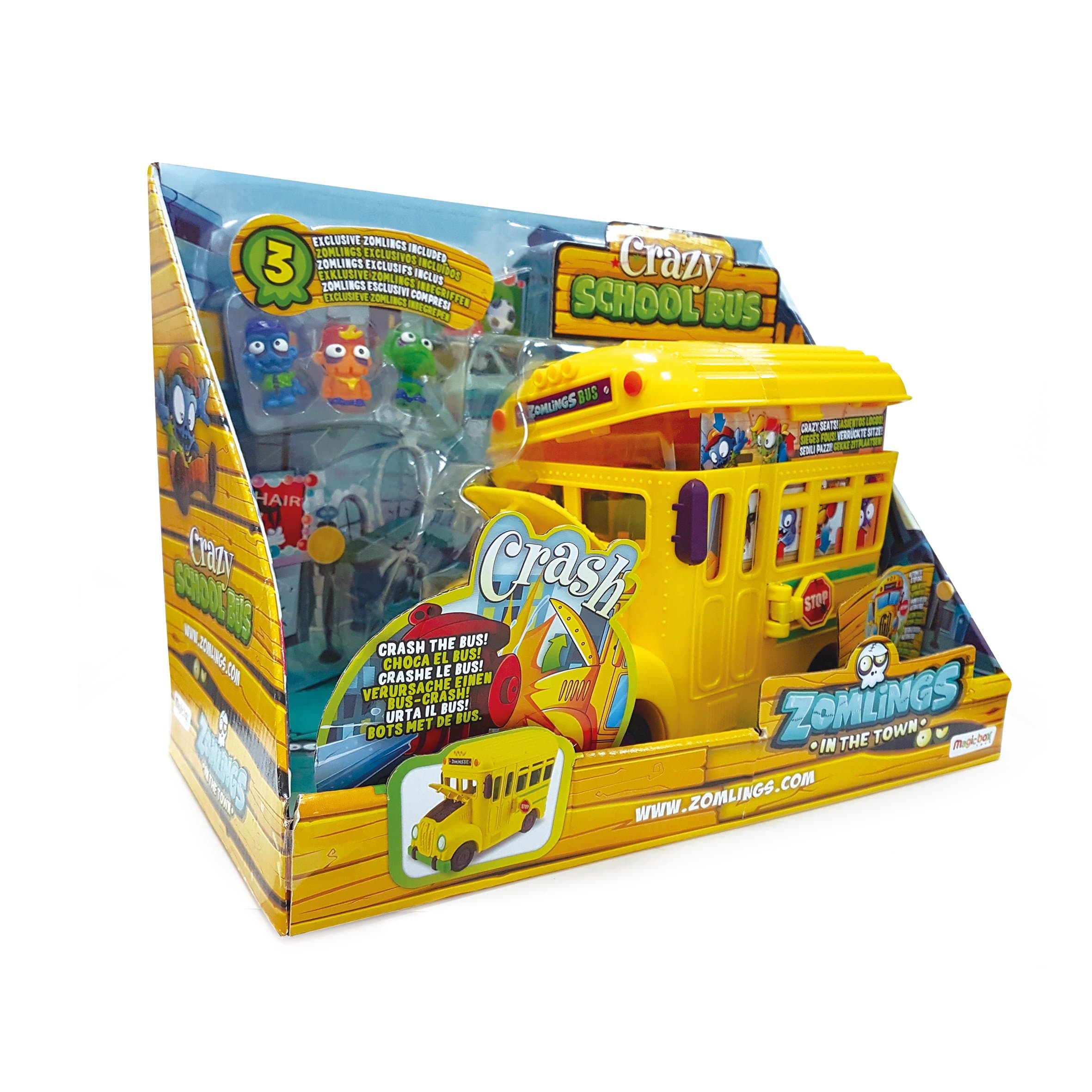 Magic Box Zomlings Series 5 Crazy School Bus