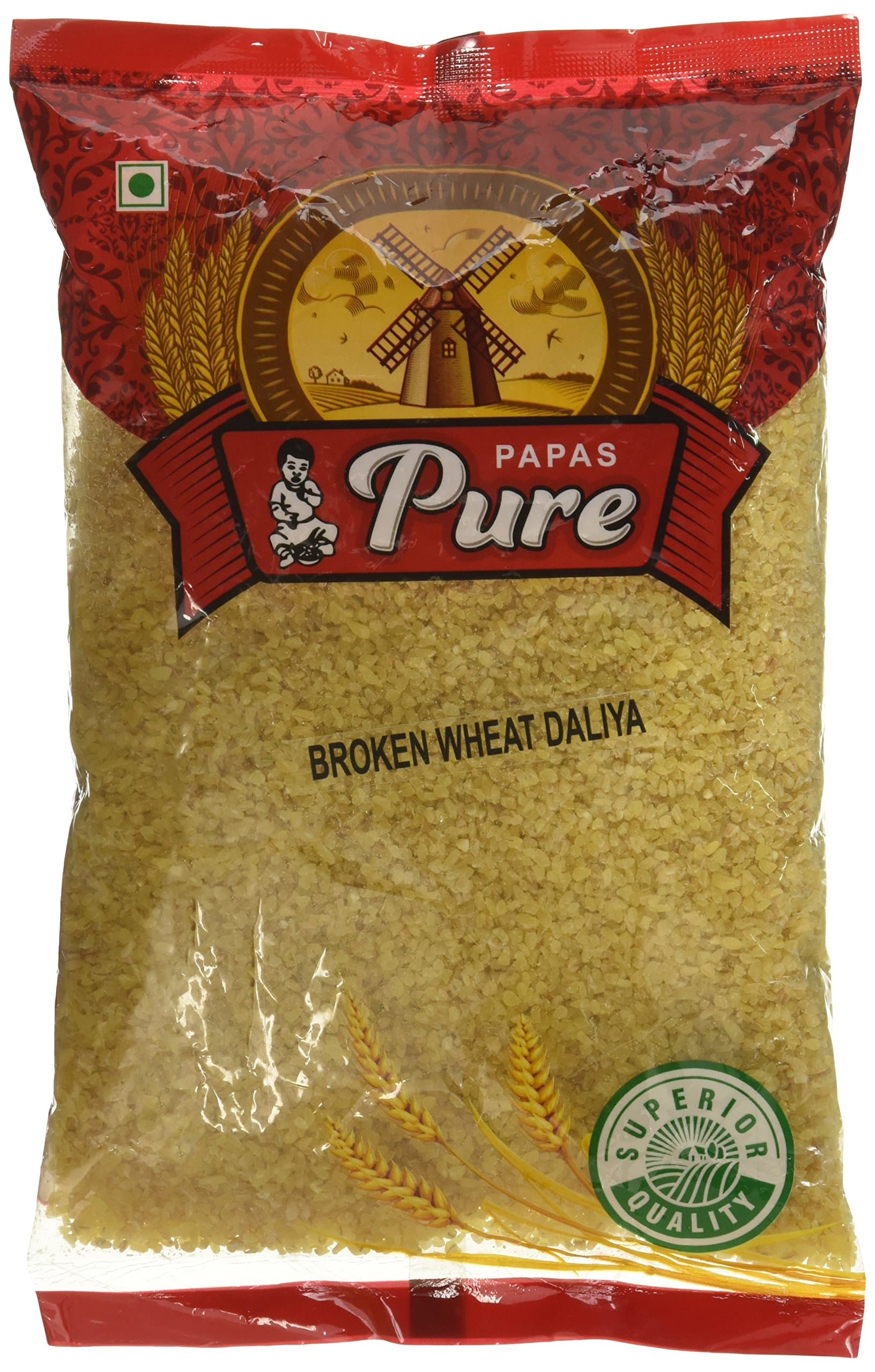 Papas Pure Broken Wheat Dalia, 500g