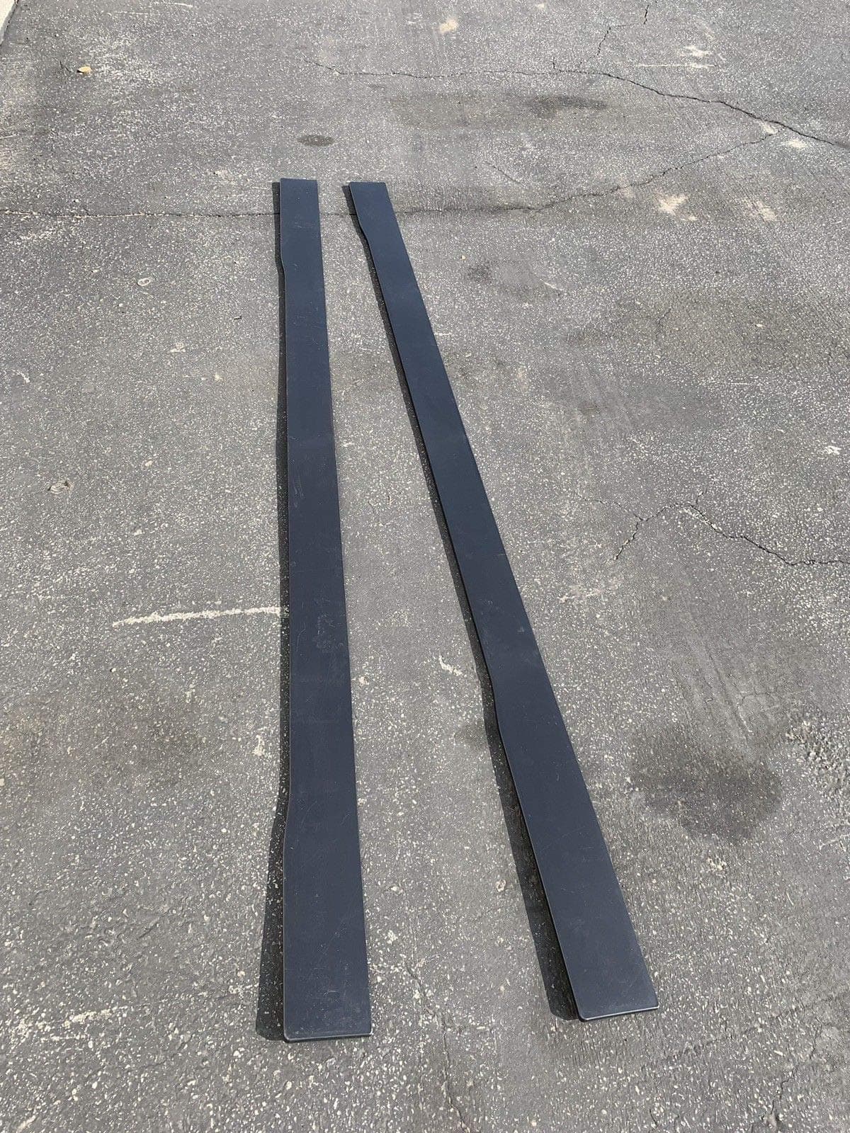 ABS DYNAMICS Universal Side Skirt Flat Panel Bottom LINE CS Style Side Skirt Extension 229cm