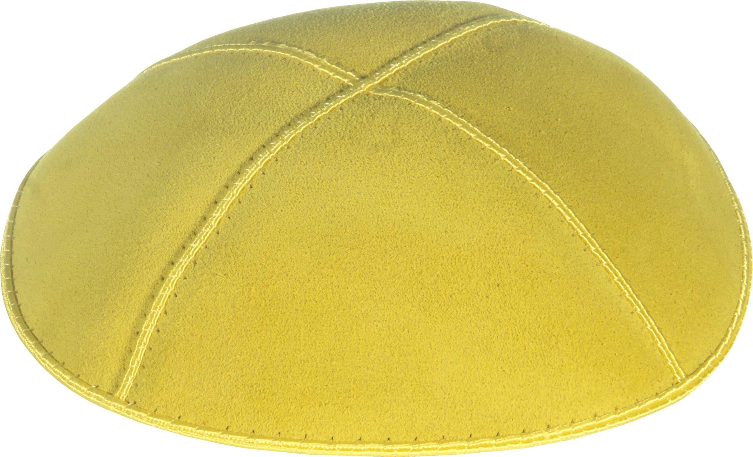 Rimmon Judaica Plain Genuine Suede Kippah with 4 Sections