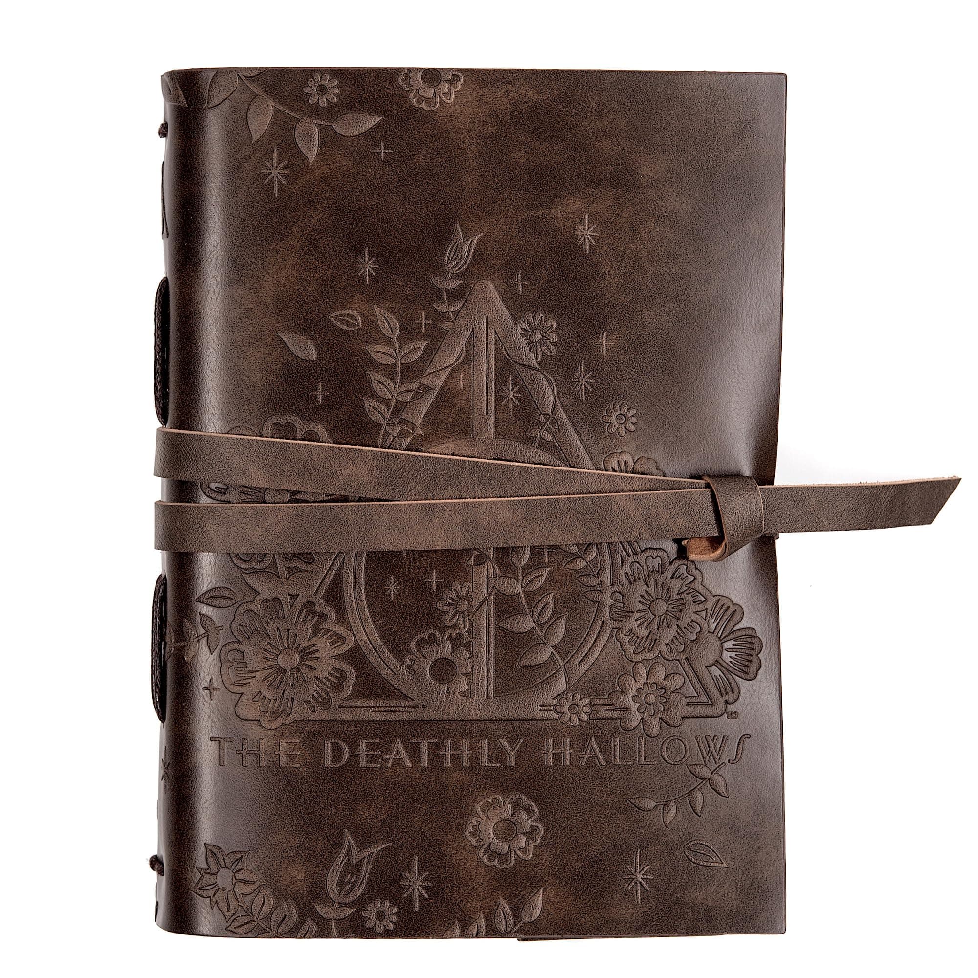 Harry Potter Deathly Hallows Leather Wrapped Journal