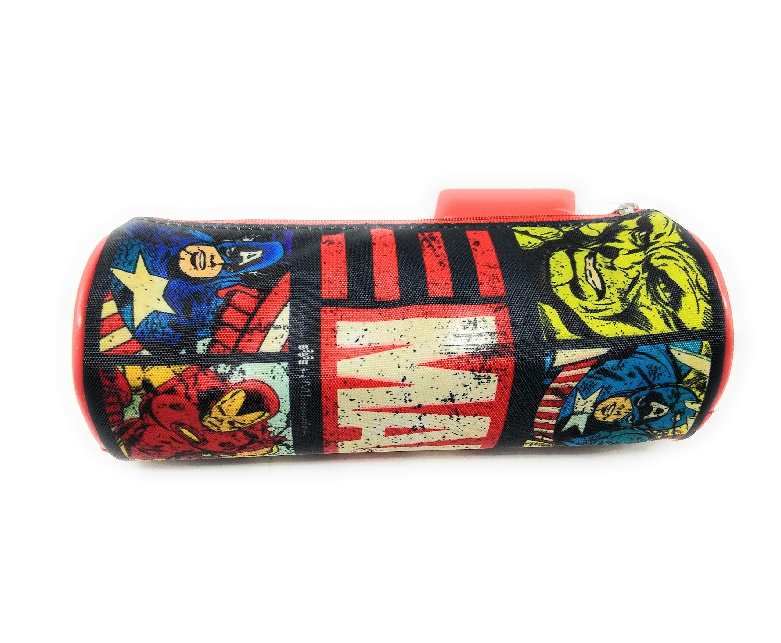 HMI Marvel Avengers Polyester Round Shaped Pencil Bag - Multicolor
