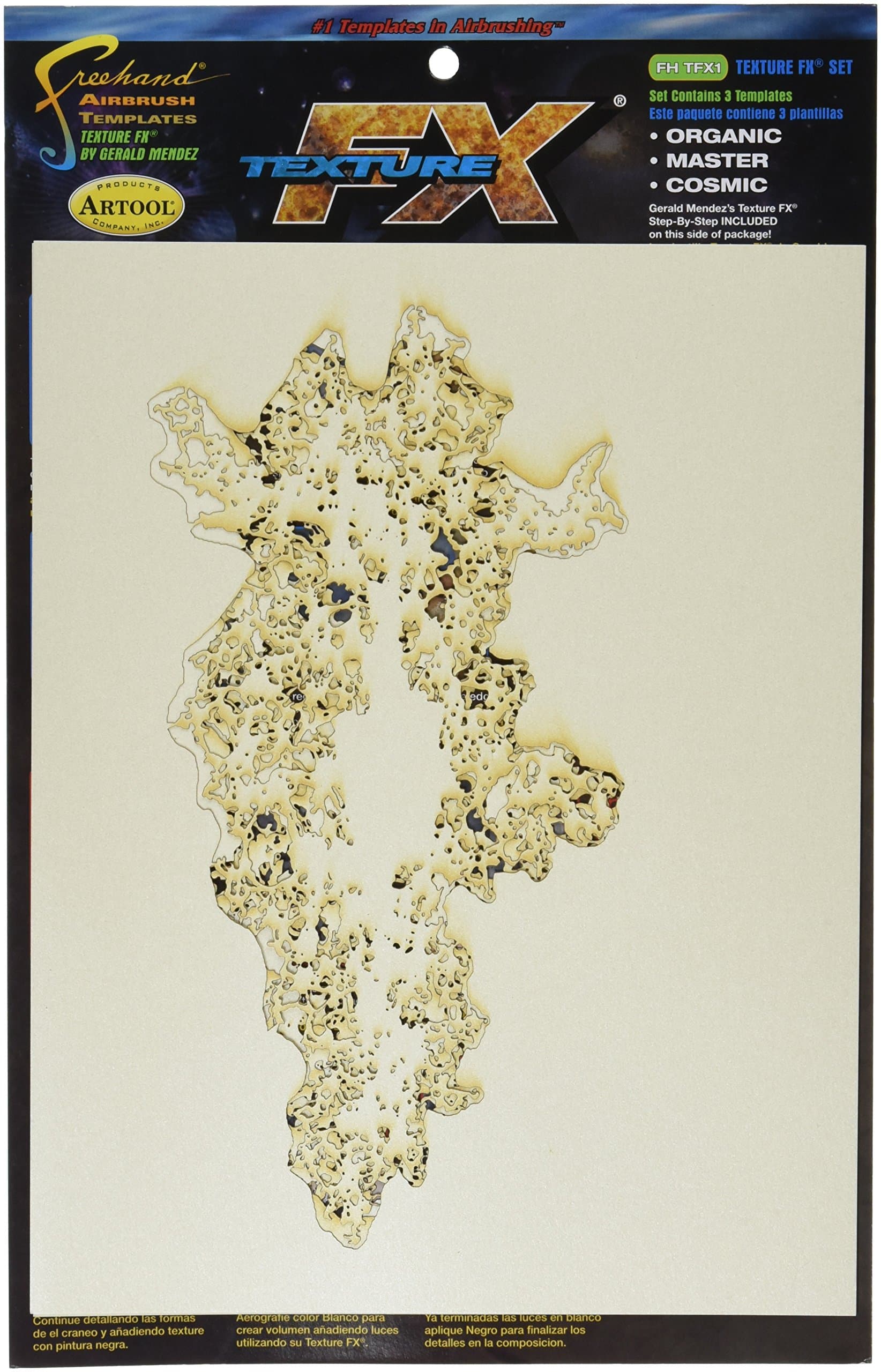 ArtoolFreehand Airbrush Templates, Texture Fx Template Set