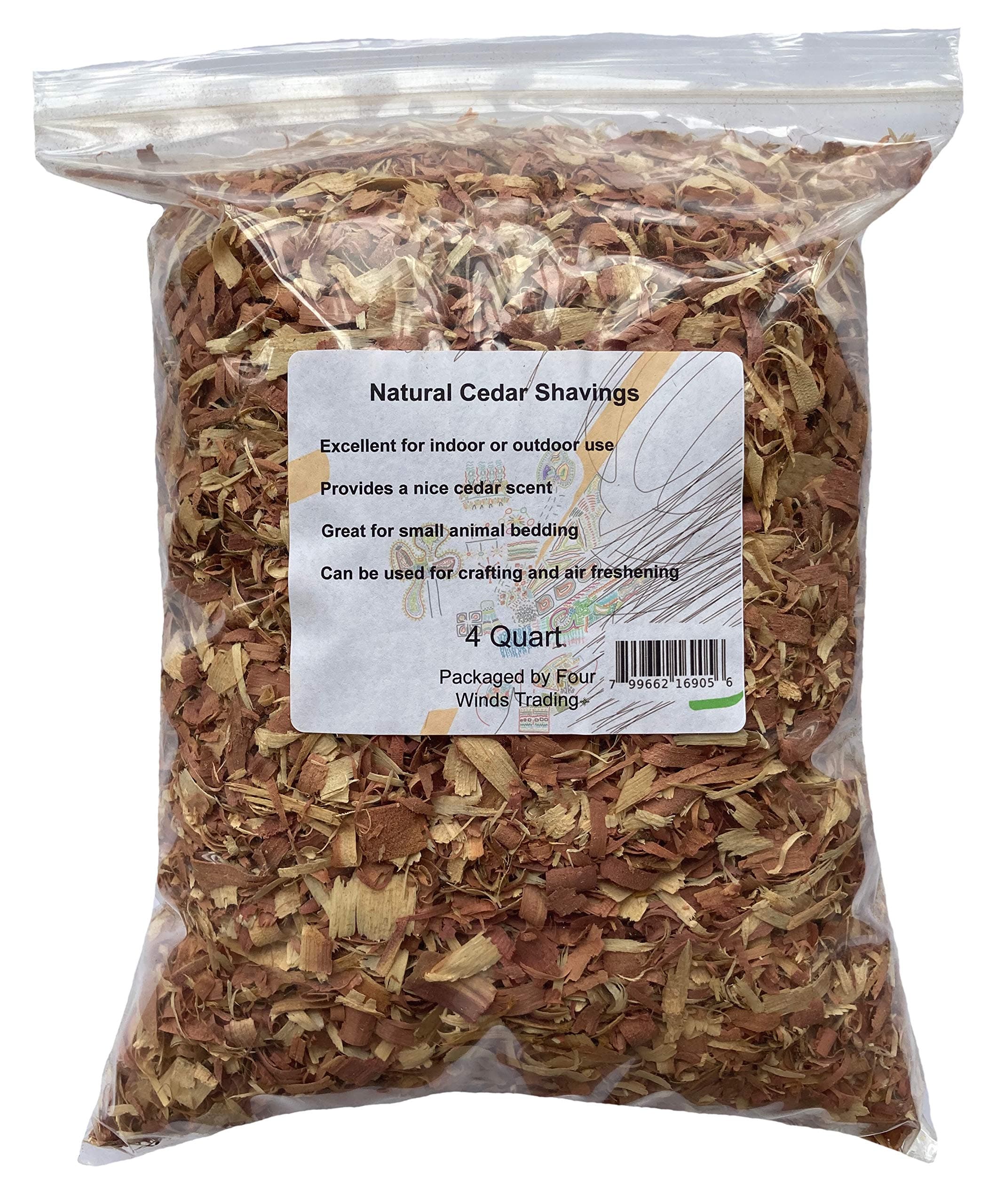Natural Cedar Shavings (4 Quart)