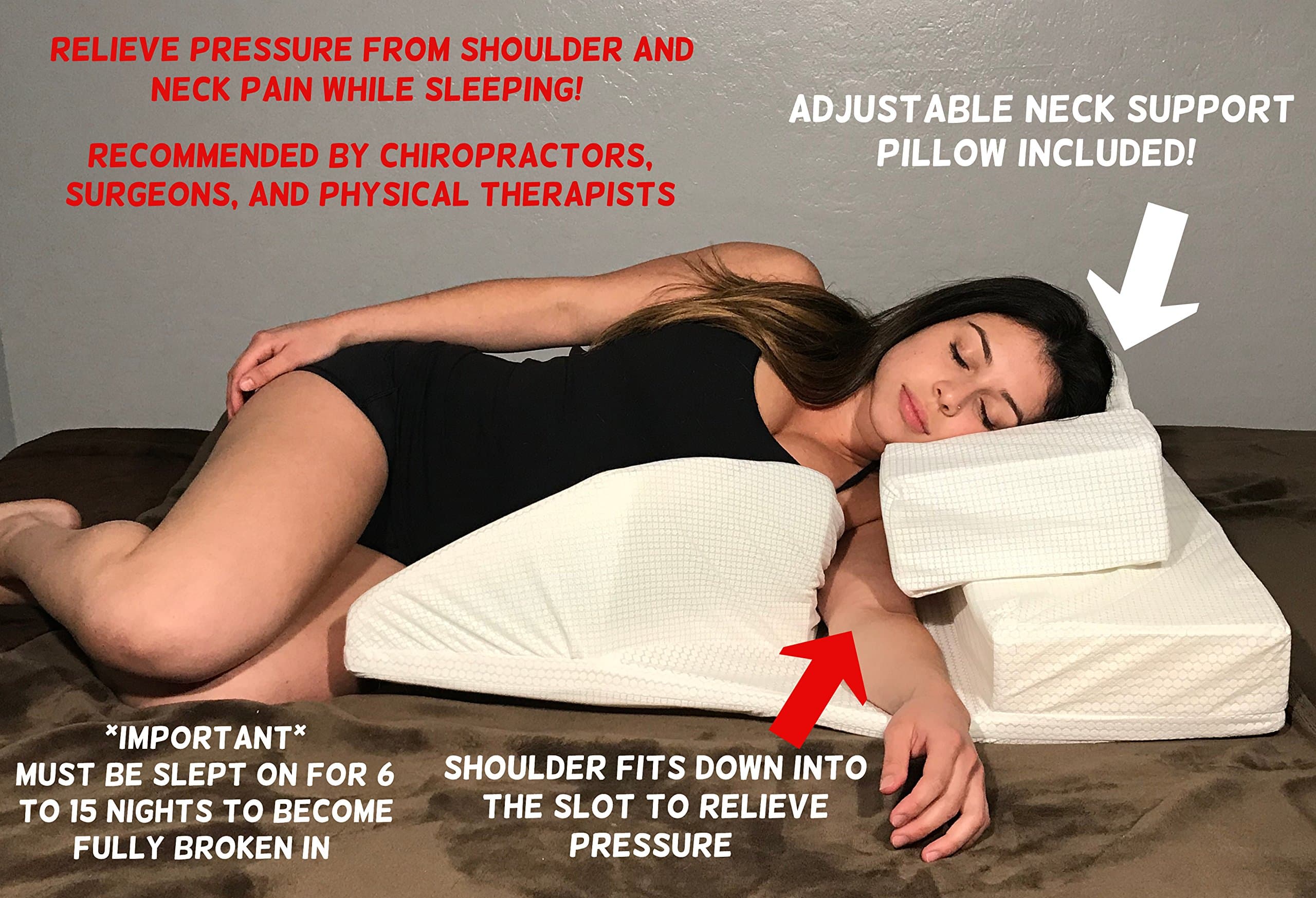 Shoulder Support System and Neck Support Pillow Combination