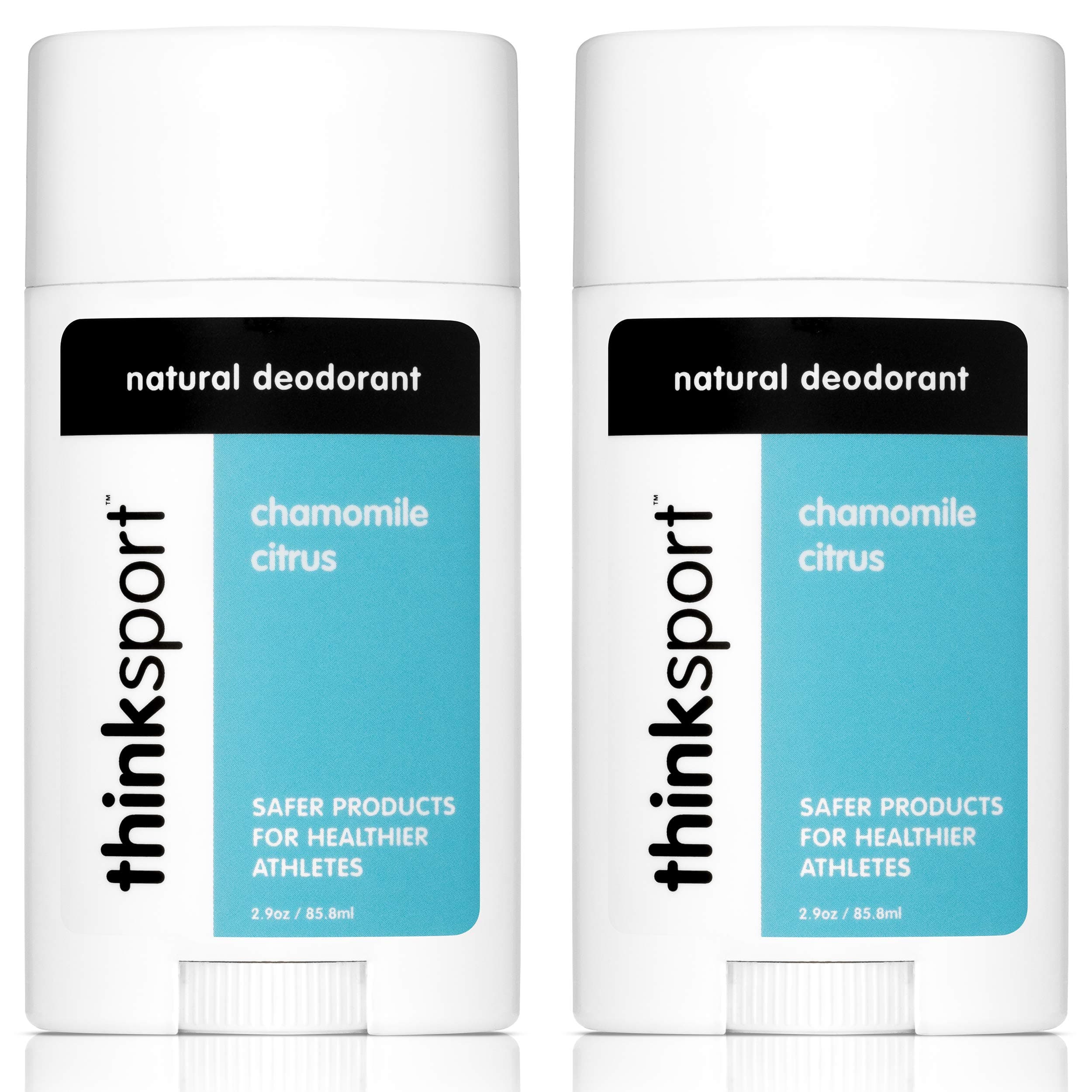 Thinksport Deodorant, Chamomile Citrus (2.9 ounce) (2 pack)