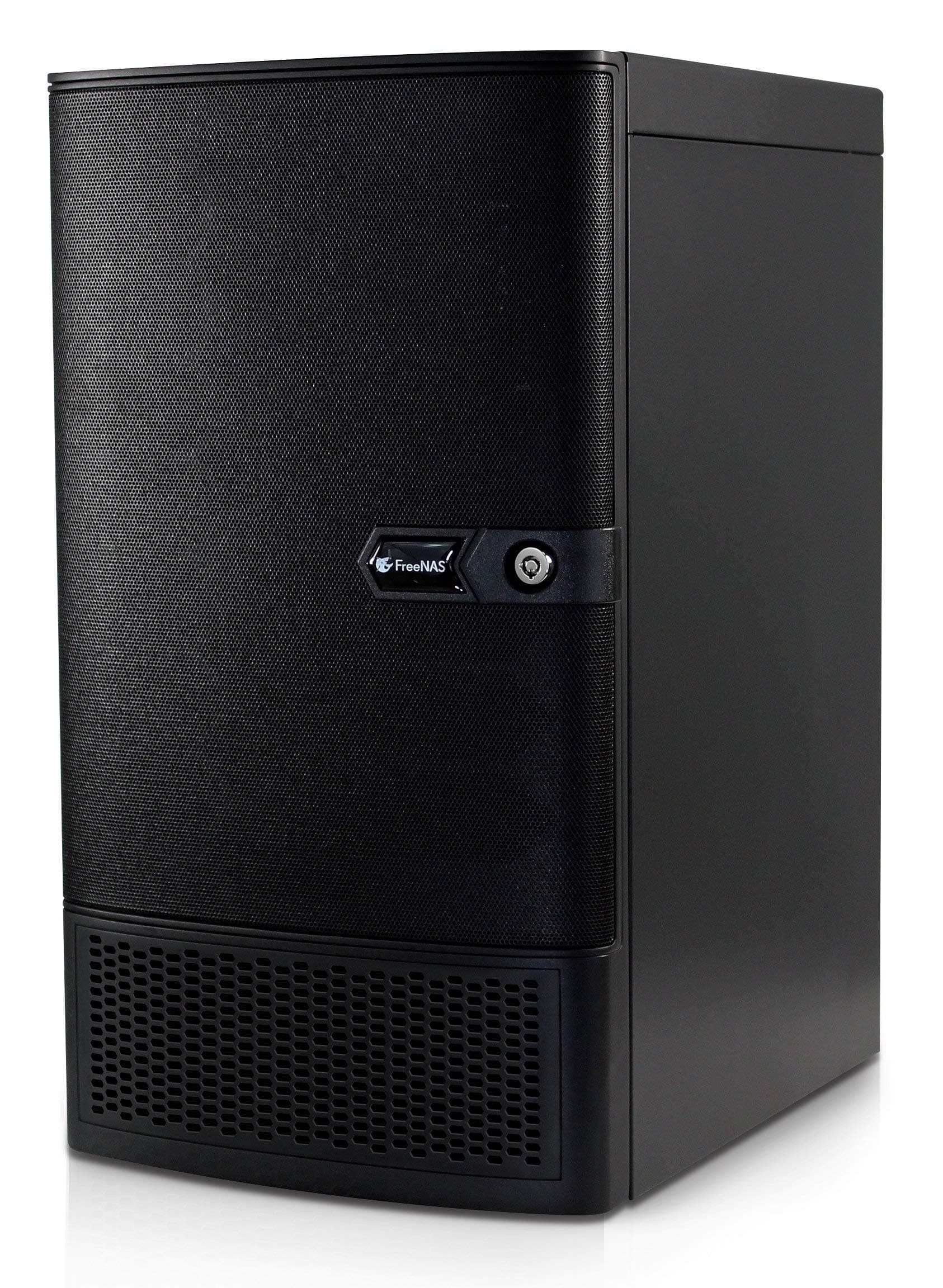 FreeNAS Mini XL (Diskless) 8 Bay Compact NAS Storage with ZFS. 8-Core 2.4GHz Processor, 32GB RAM