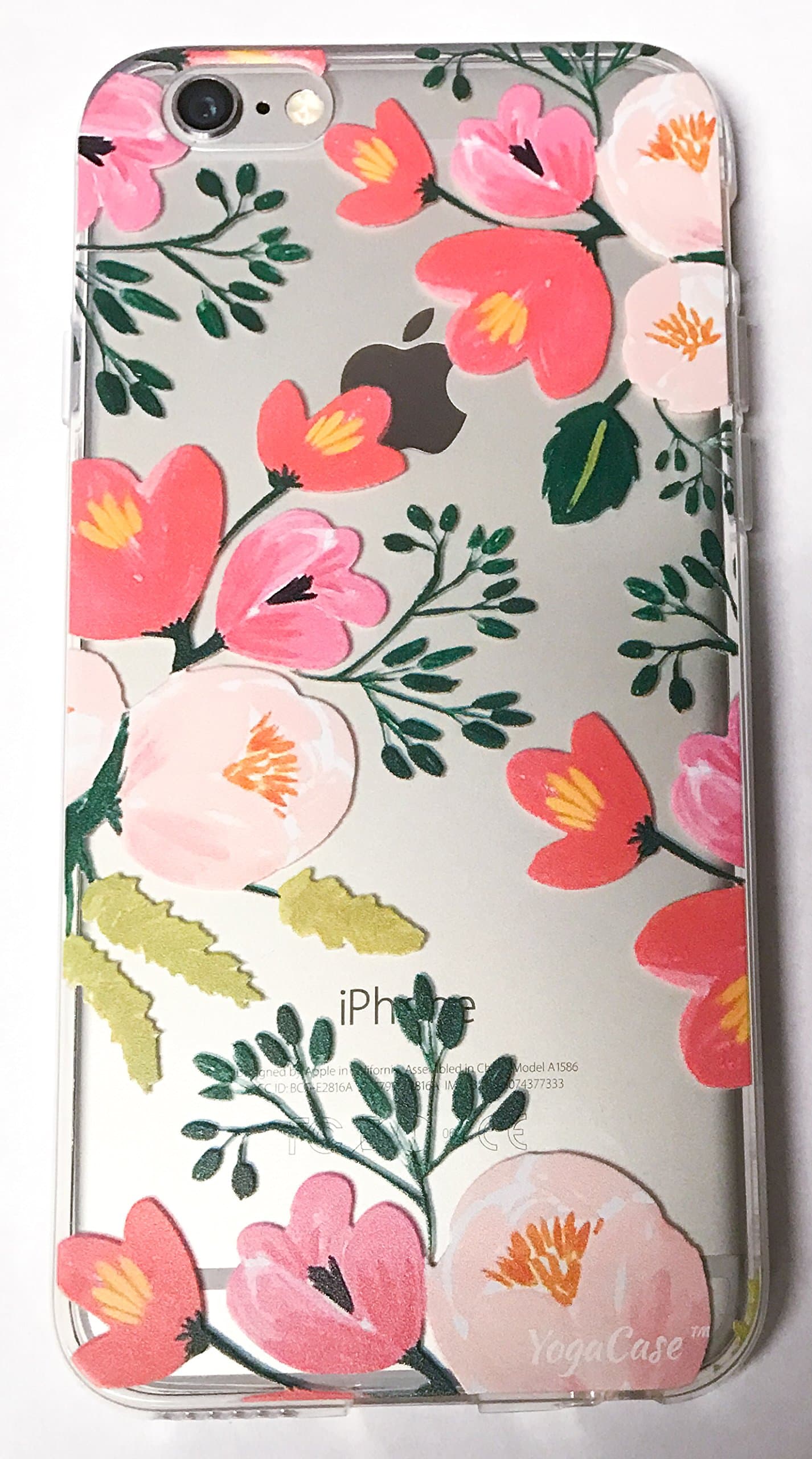 YogaCase InTrends, Compatible With Samsung Galaxy S7 Edge Case Back Protective Cover (Paper Peonies)