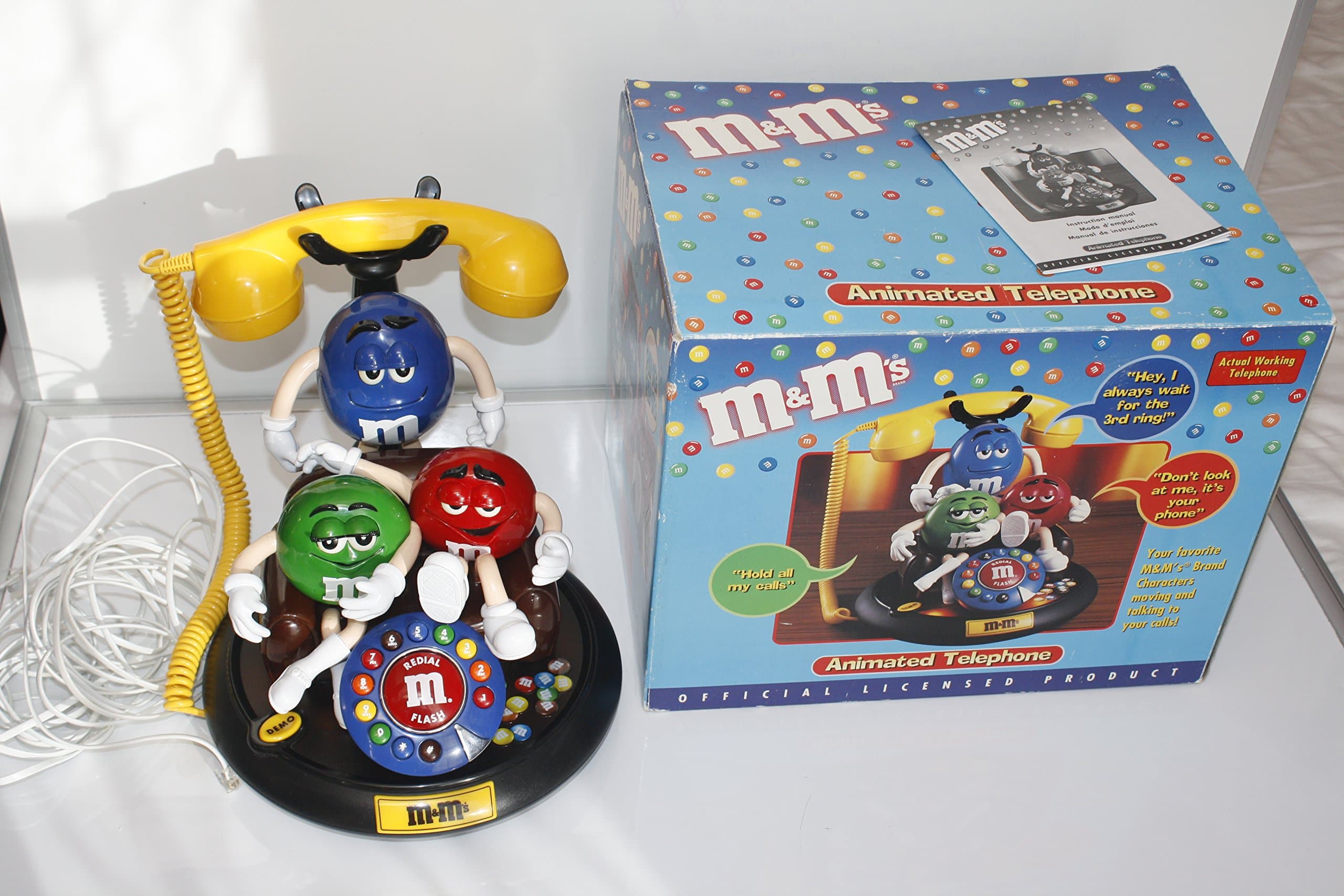M&Ms Animated Talking Character Telephone