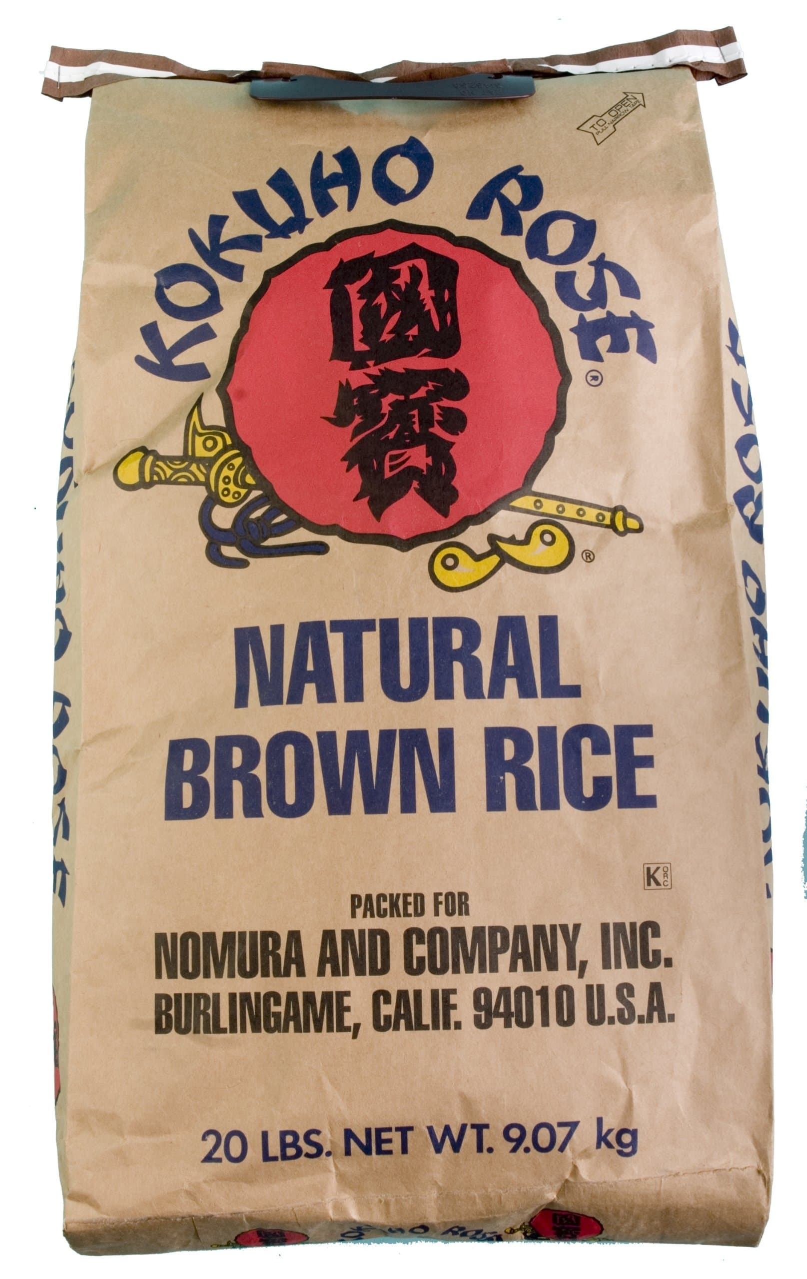 Kokuho Rose Brown Rice - 20lb Bag