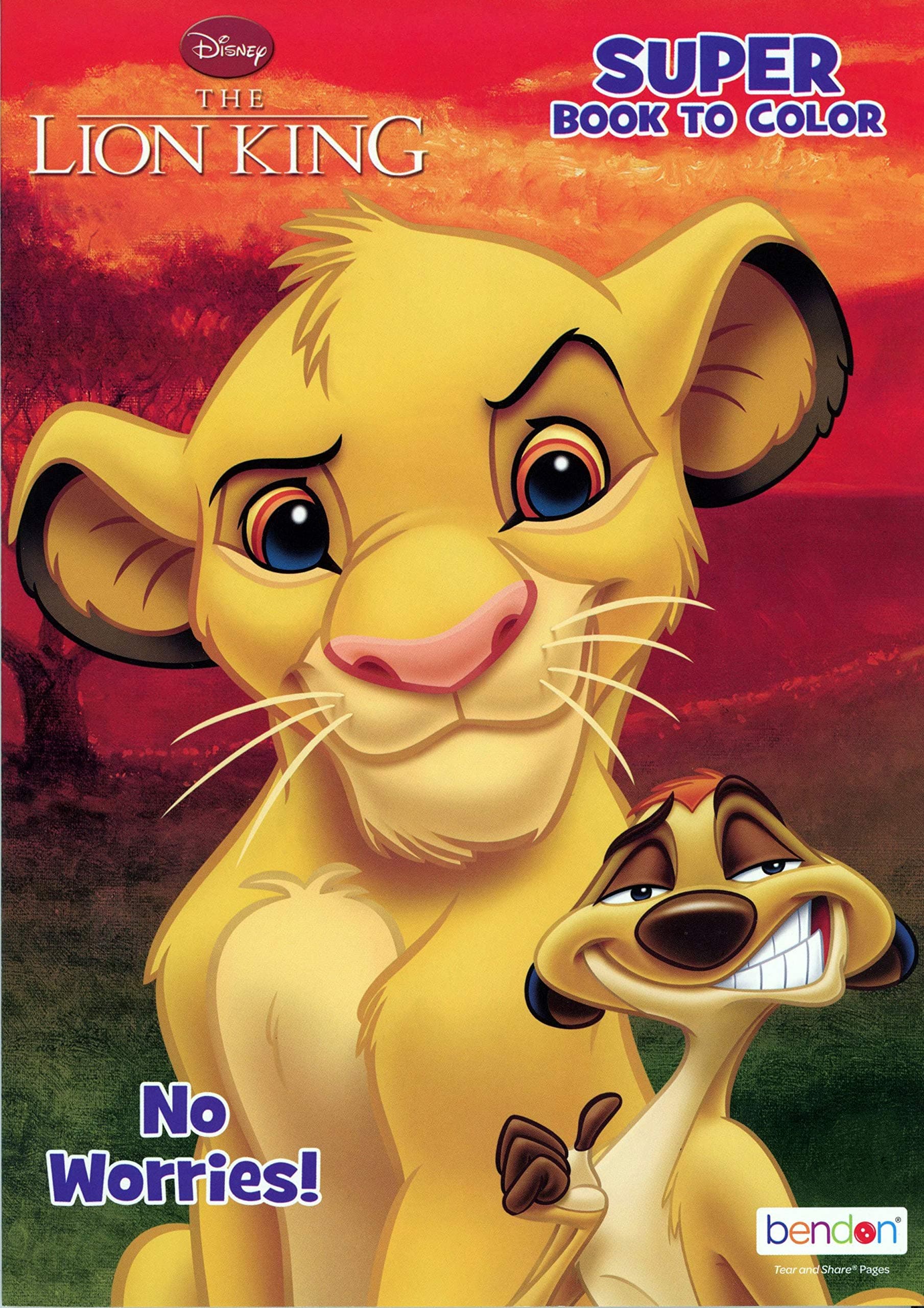 Lion King - Coloring and Activity Book - Jumbo Size