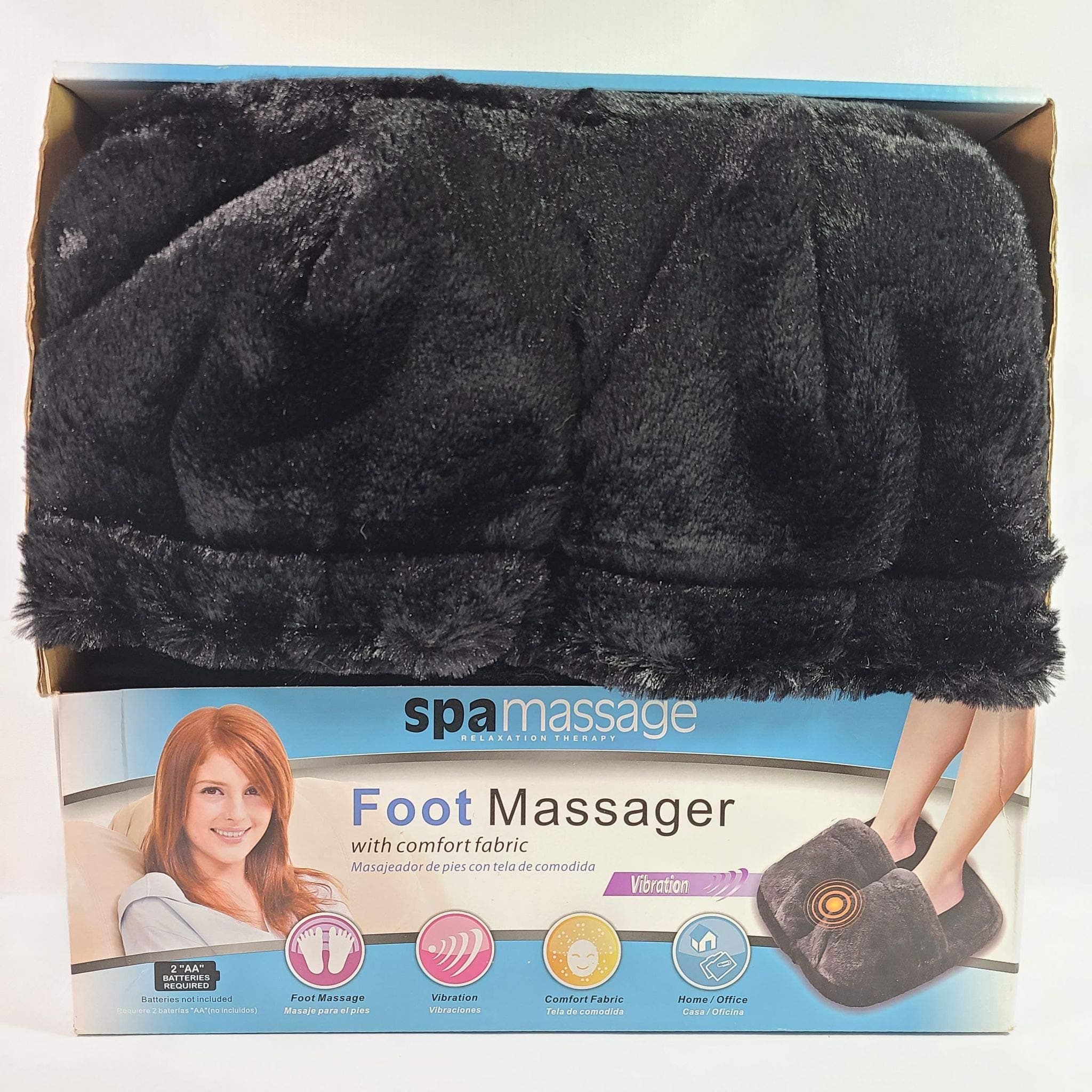 SpaMassage Foot Massager with Comfort Fabric