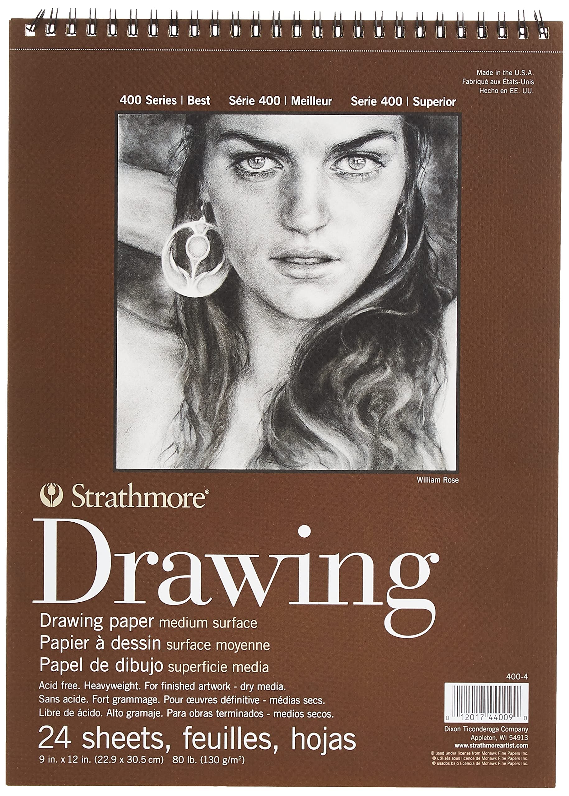 Strathmore 400 Series Drawing, Paper, Medium, 9x12