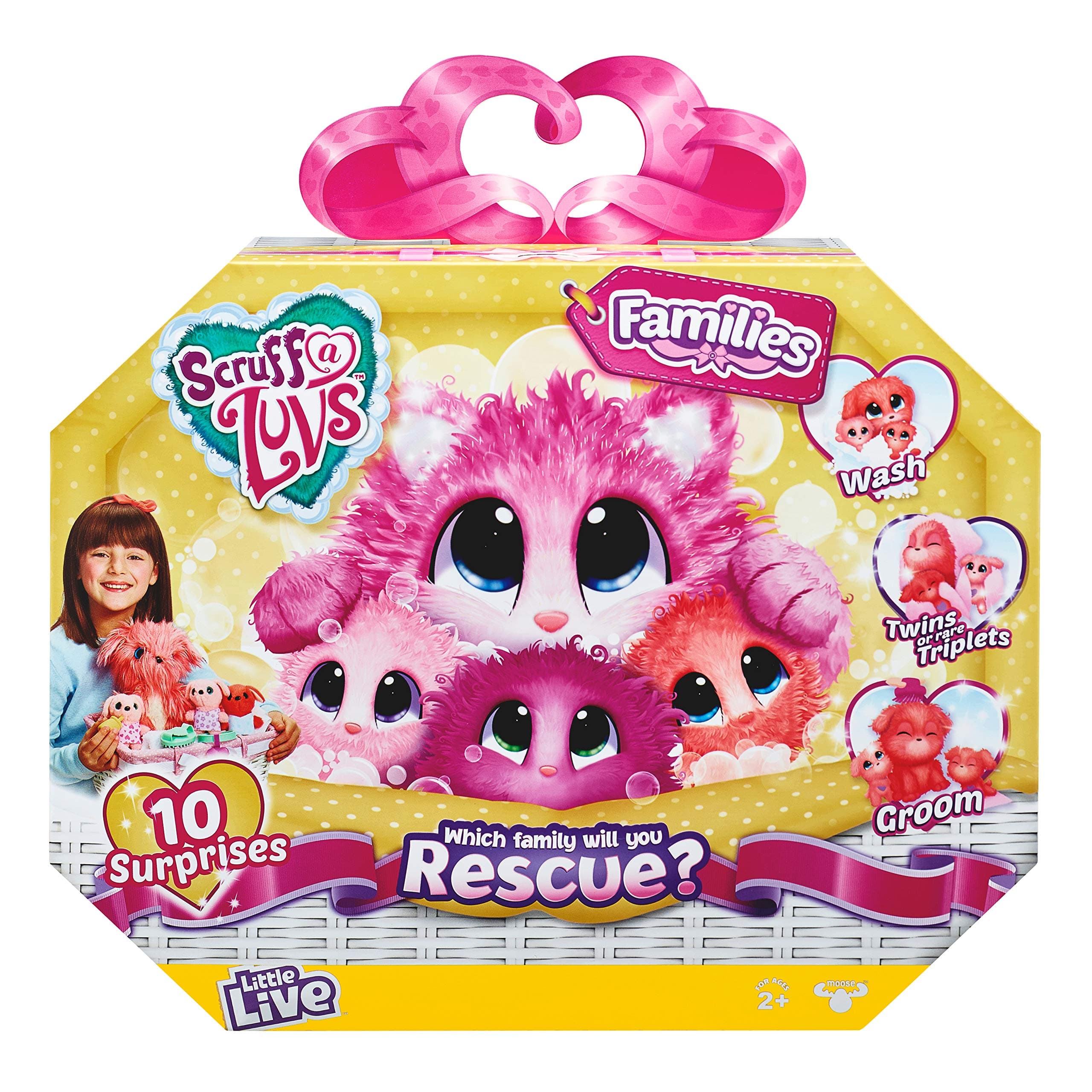 Moose Enterprise PTY LTD Little Live Pets Scruff a Luvs Families - 10 Surprises!