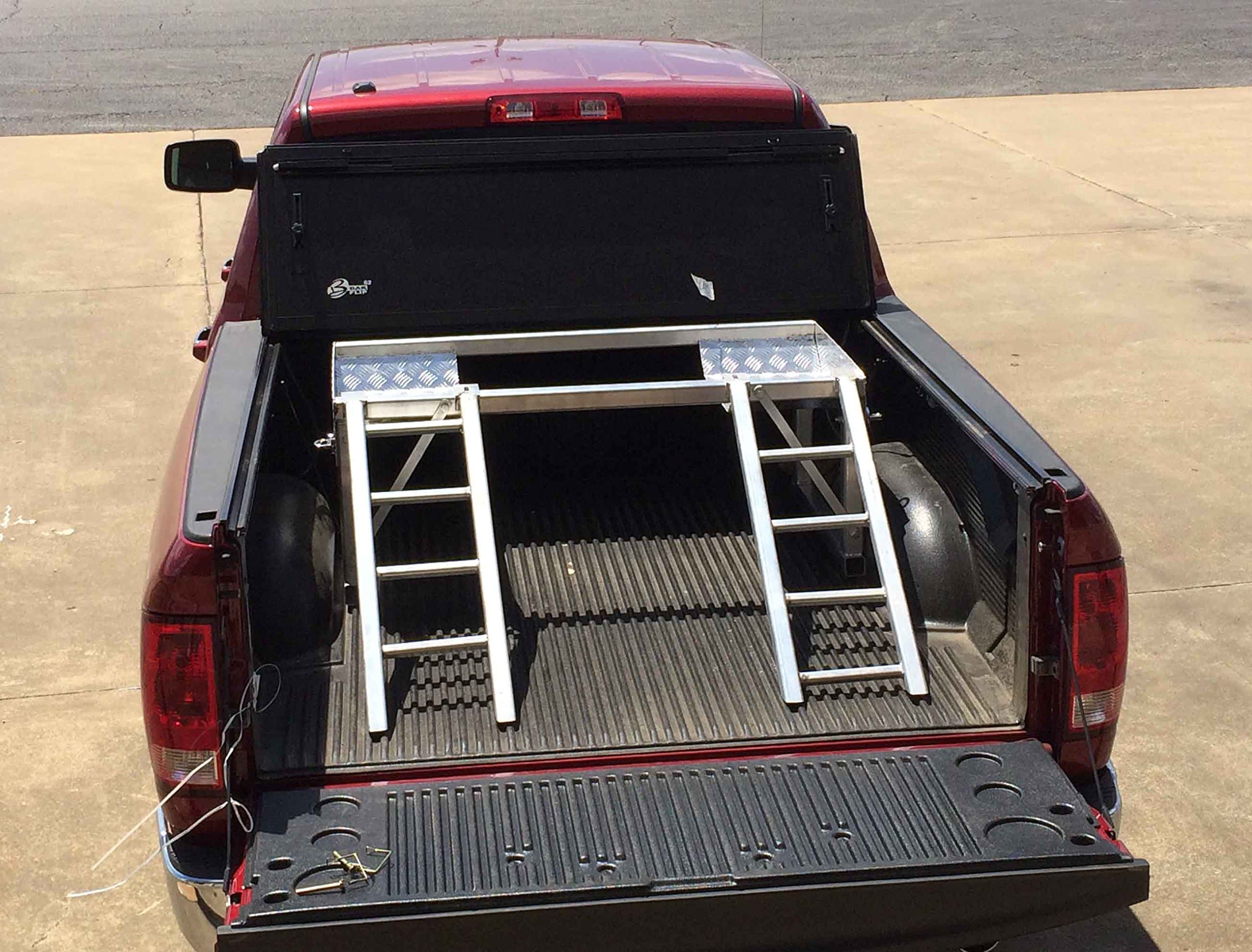 Aluminum ATV Riser for Pickup Trucks