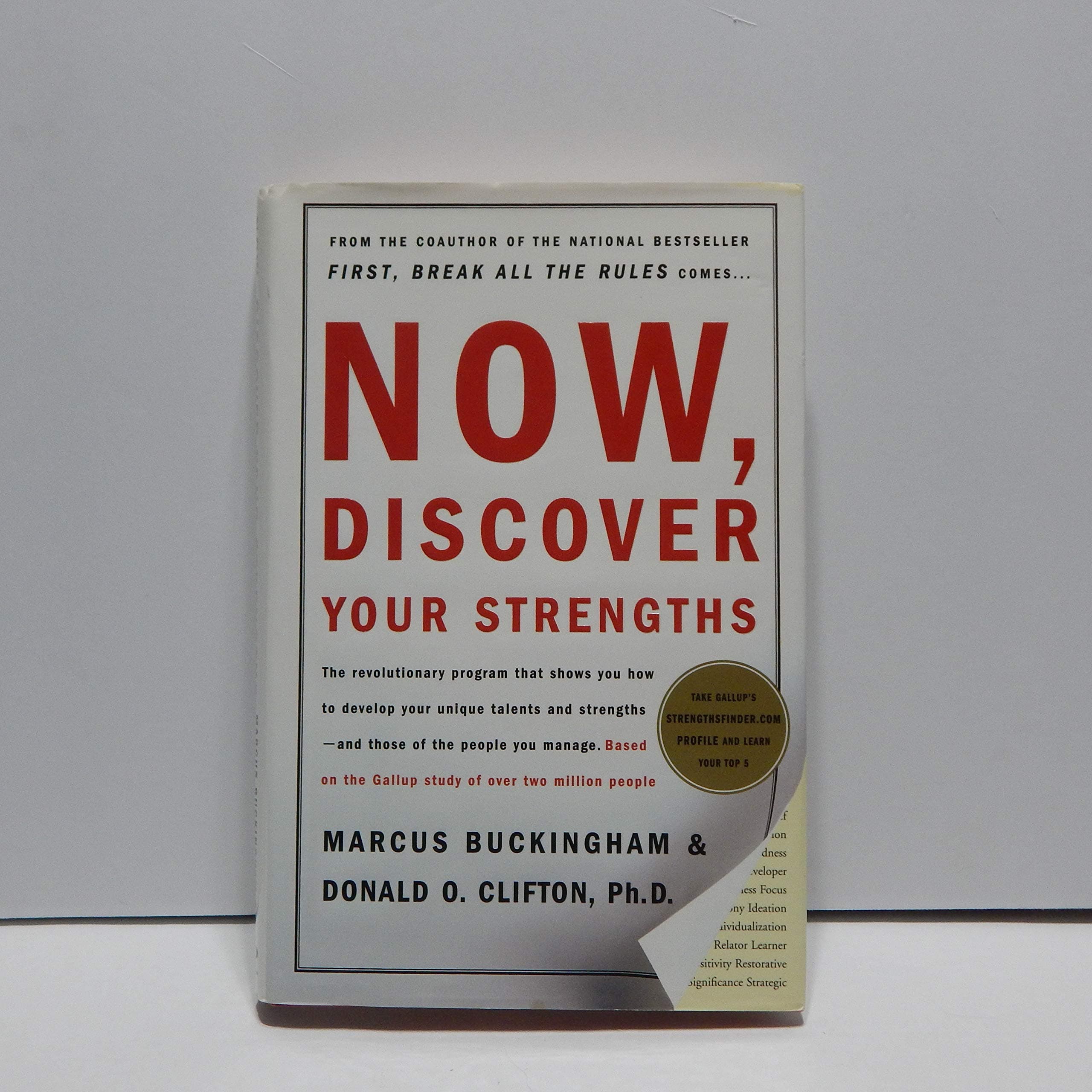 by Marcus Buckingham (Author) Donald O. Clifton (Author)Now, Discover Your Strengths (Hardcover)