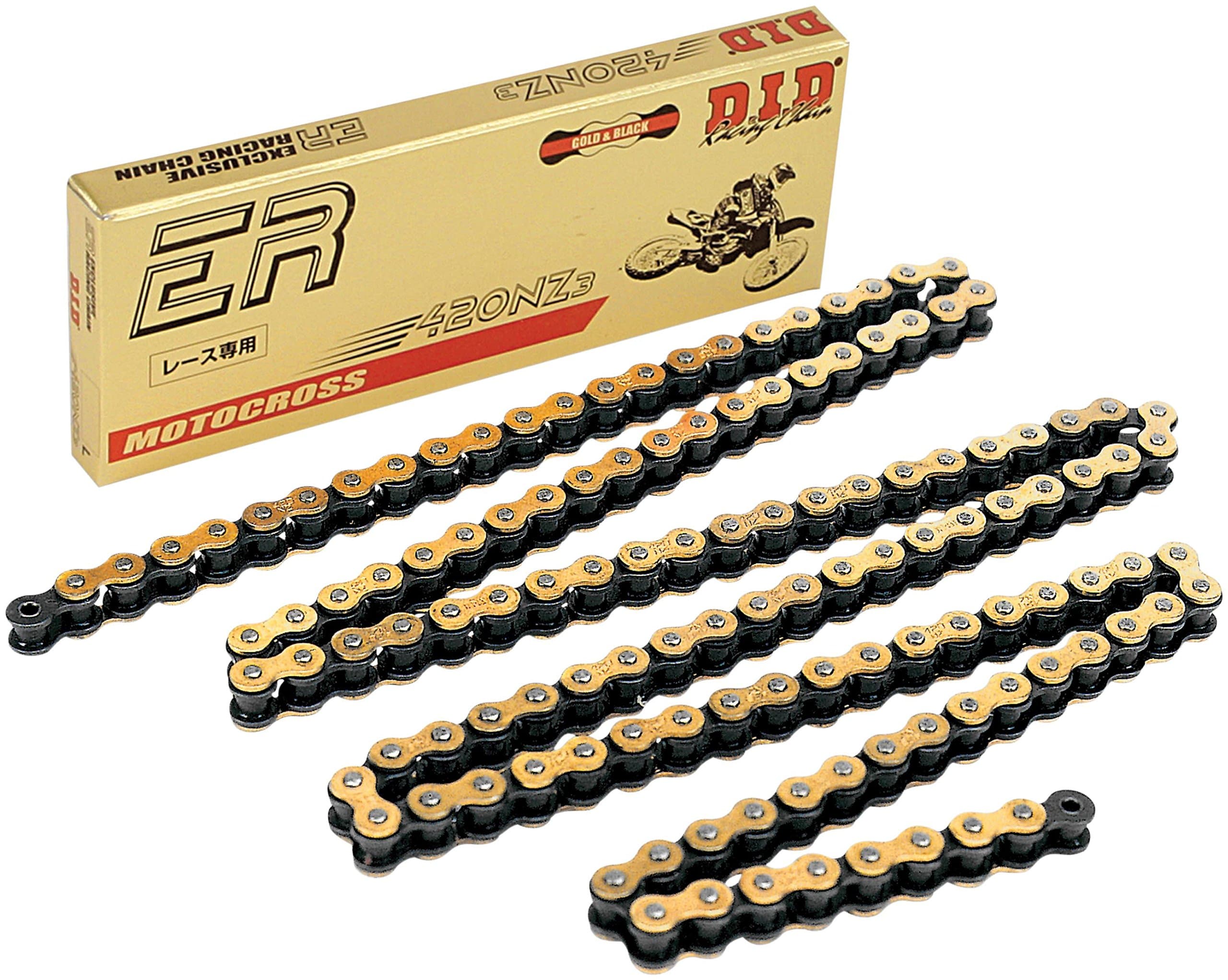D.I.D . 420 NZ3 Super Non O-Ring Chain - 100 Links - Gold