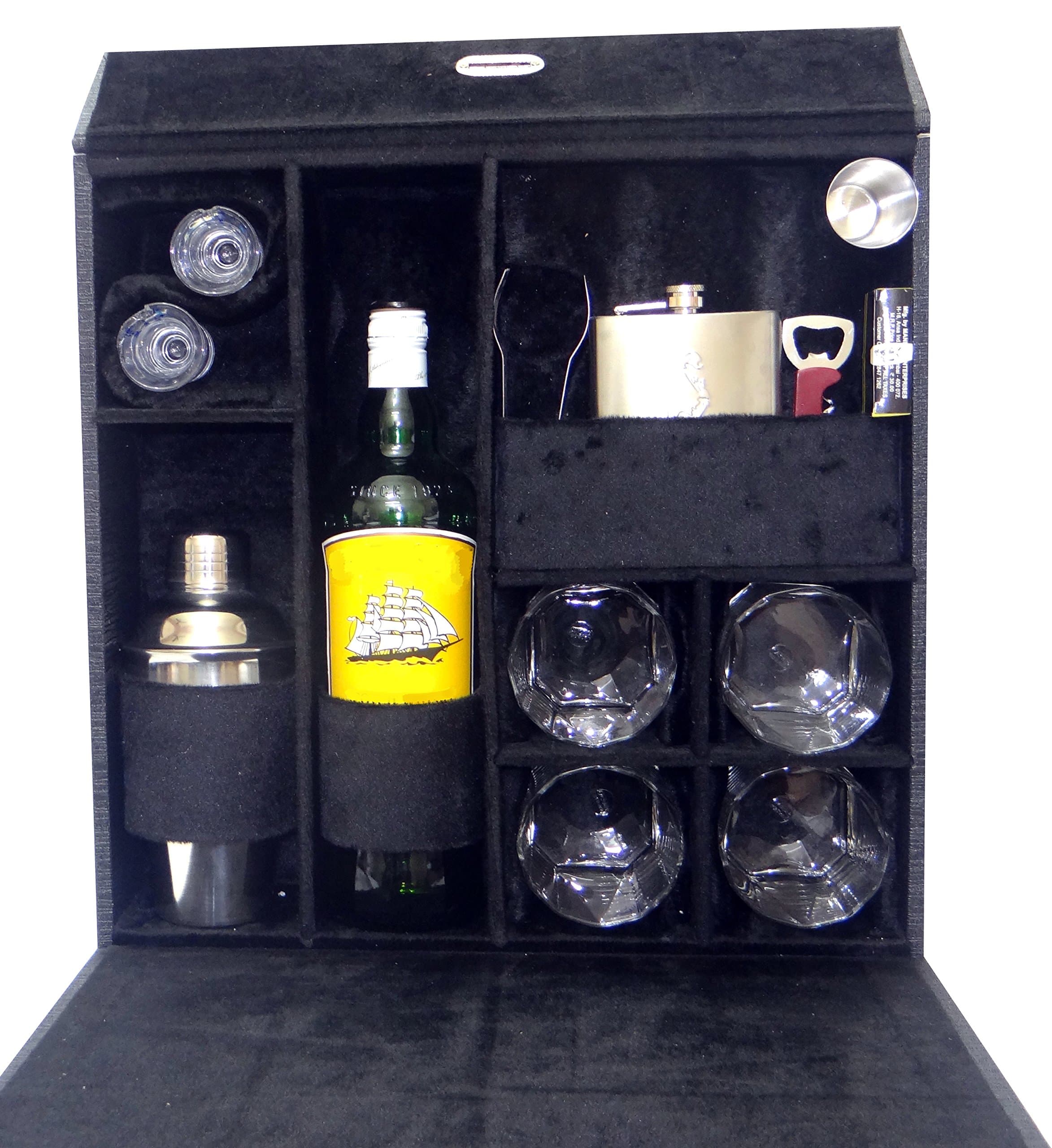 la corsa 13-Piece Leatherette Bar Set