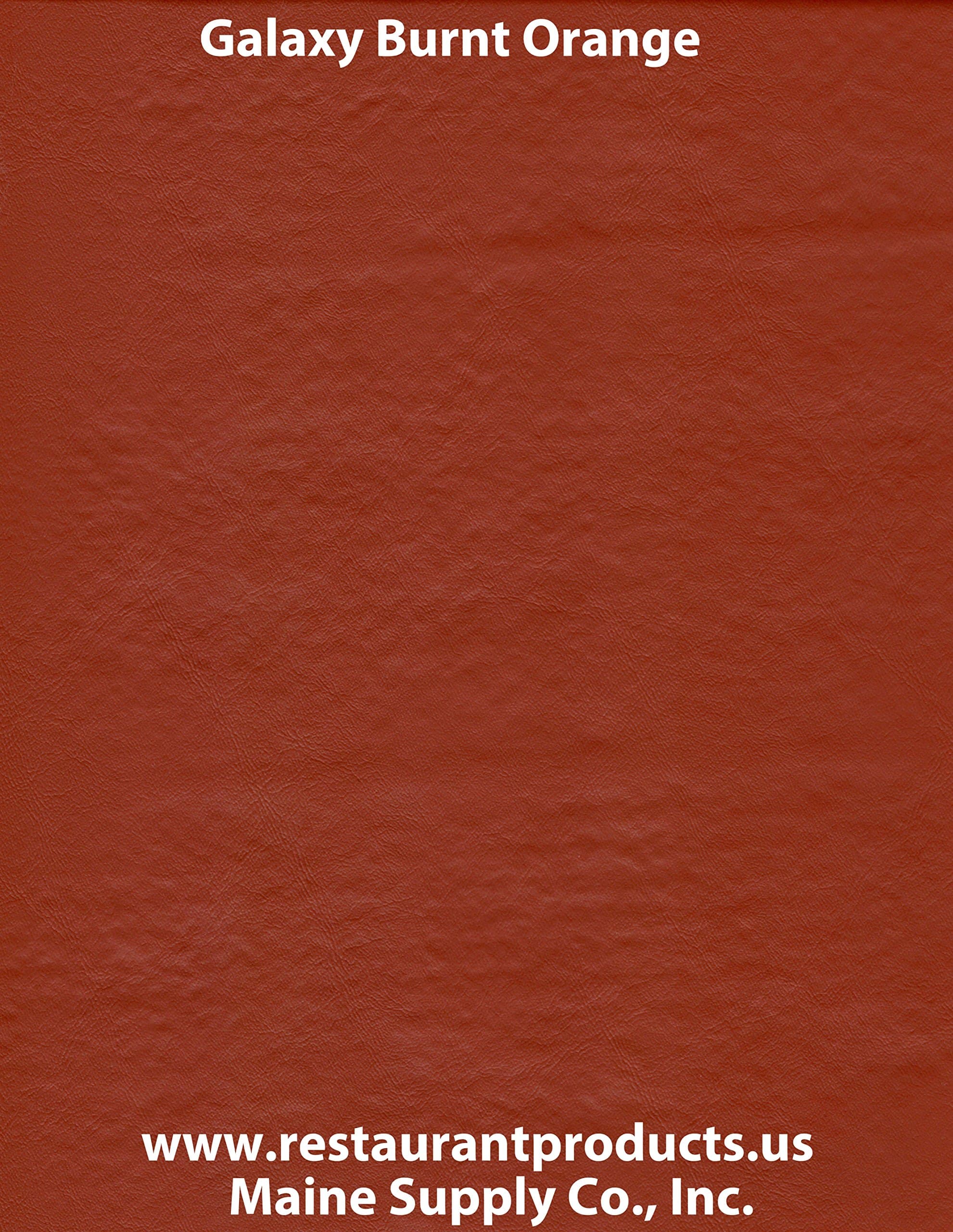 Burnt Orange Vinyl Tablecloth Roll 54" X 45'