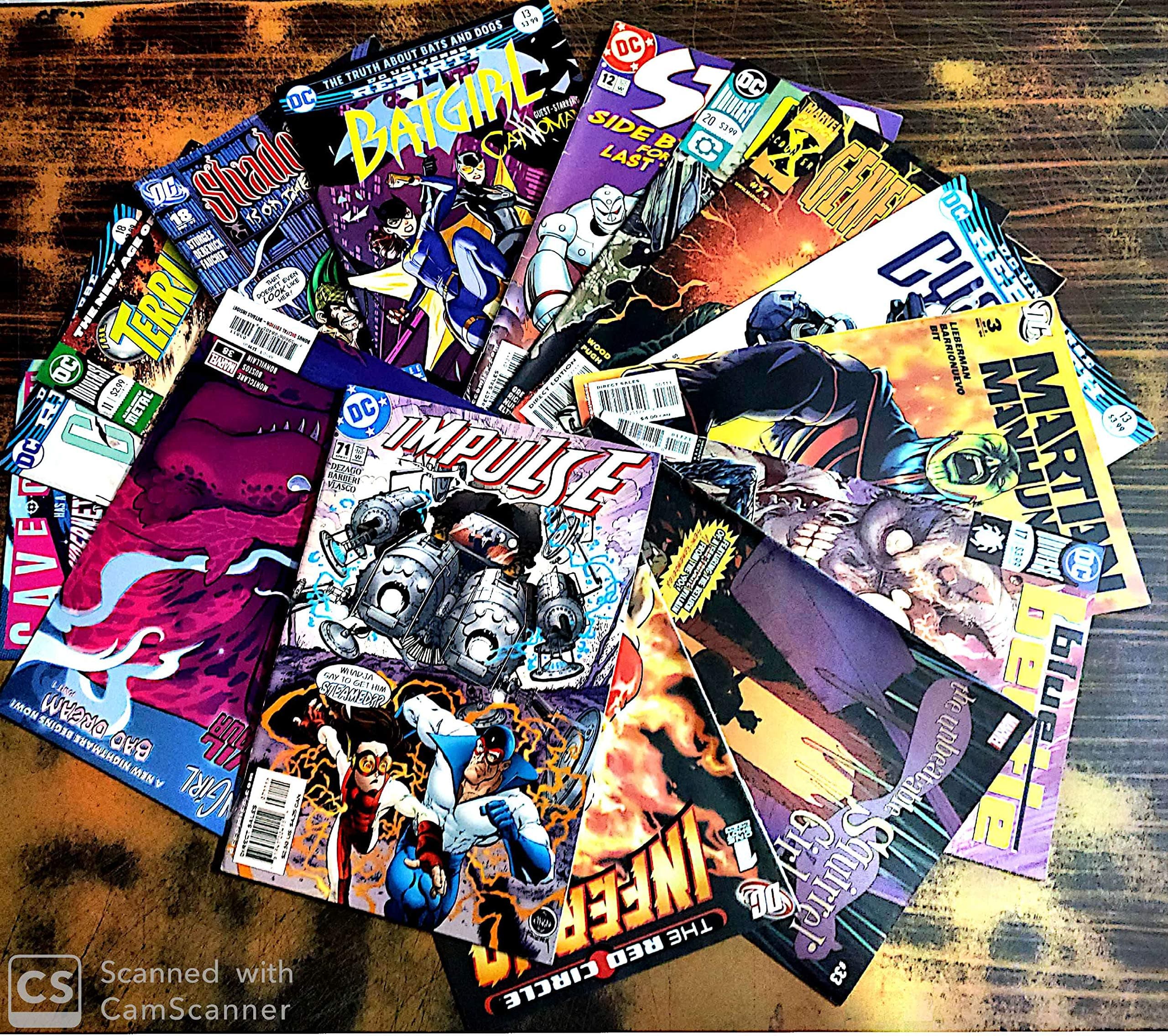 Set of 10 Comics Books By DC Comics and Marvel Comics | Assorted Selection |