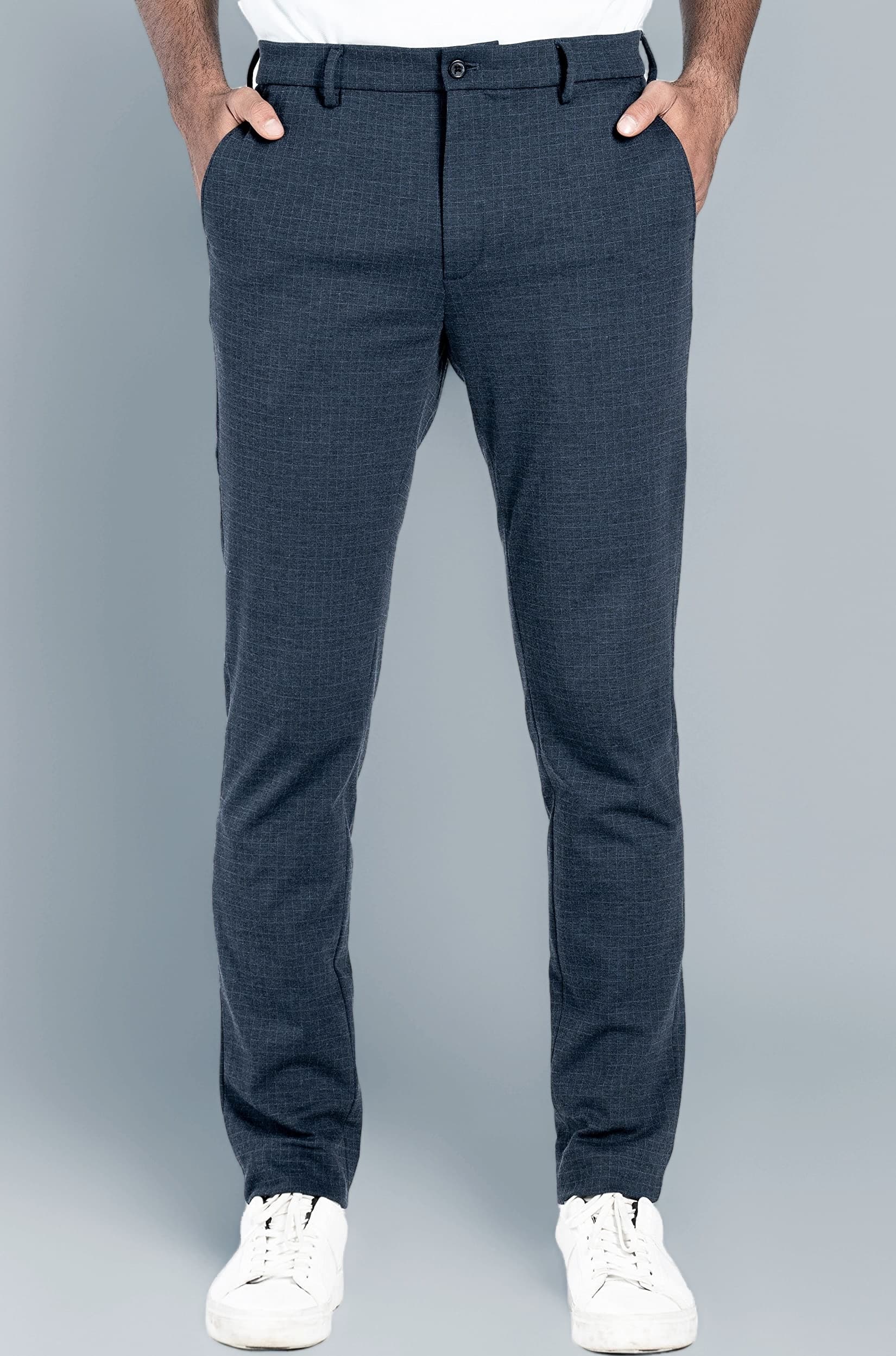 The Pant Project Luxury PV Stretchable Casual Pants for Men | Stylish Slim Fit Men's Wear Trousers for Office or Party | Mens Fashion Dress Trouser with Expandable Waist & 4 Way Stretch