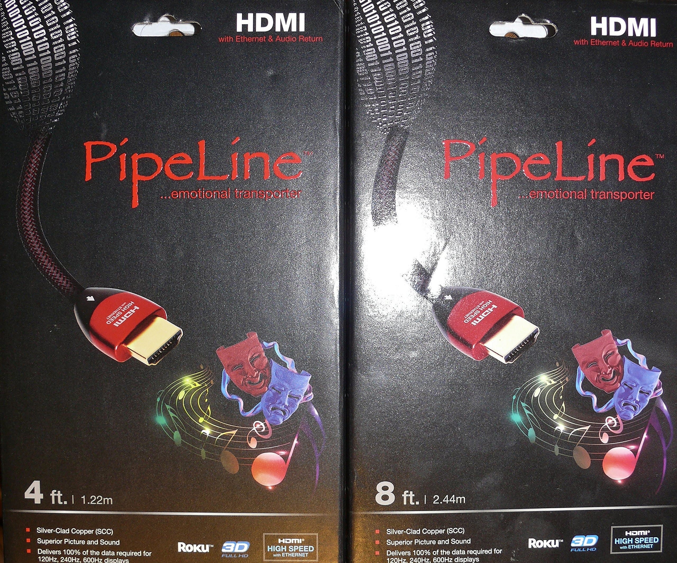 Pipeline Premium Digital AV HDMI Cable - 4-Foot