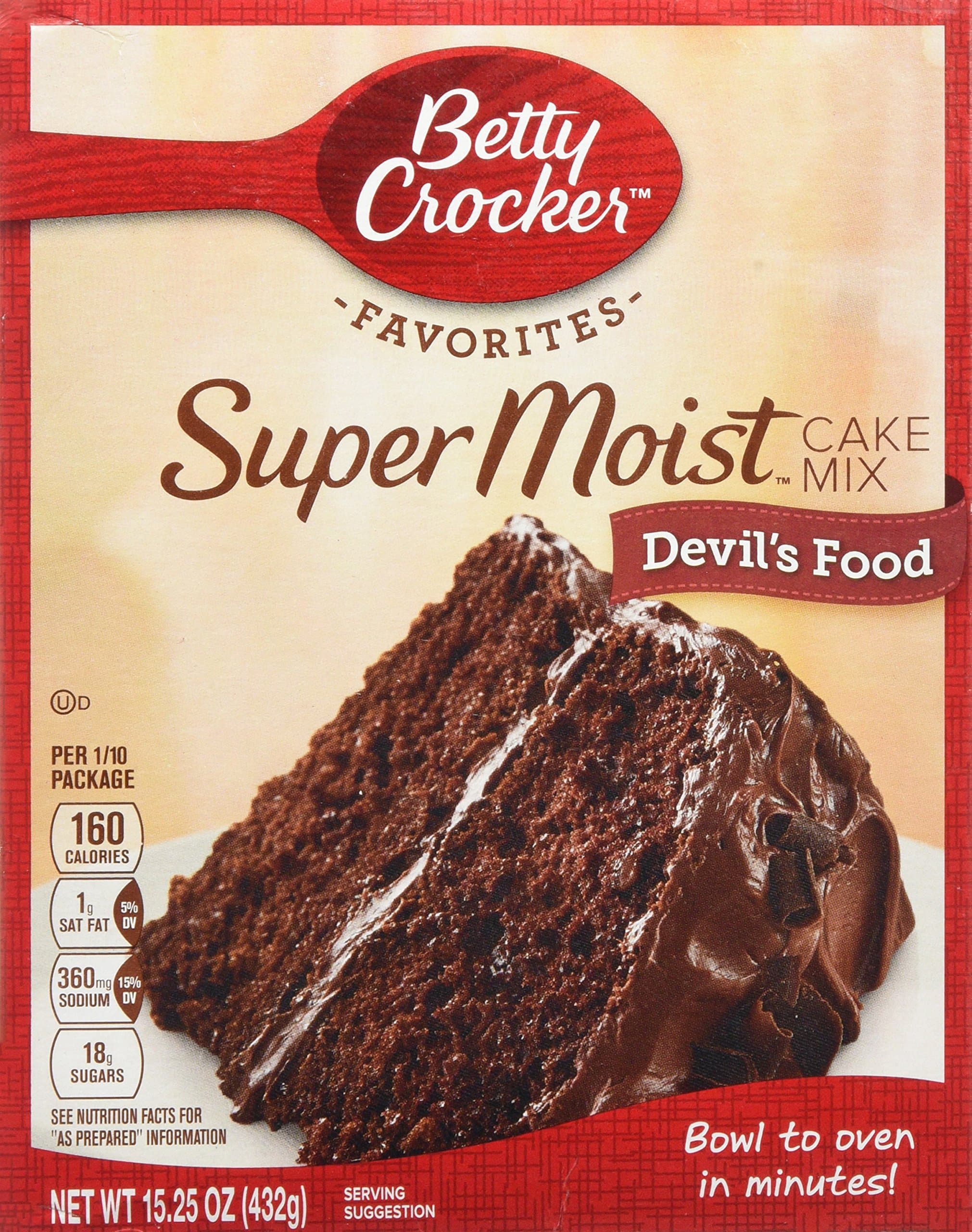 Super Moist Devil's Food Cake Mix