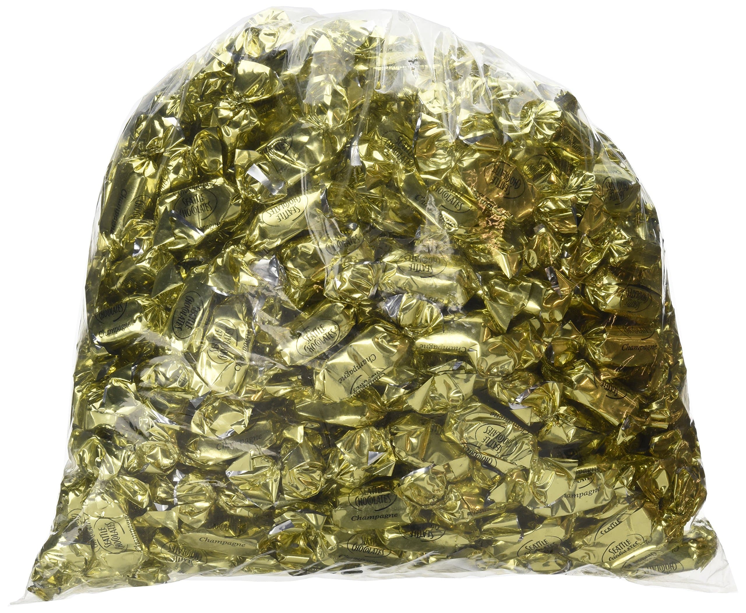 Seattle Chocolates Bulk Truffles, Champagne, 5-Pound