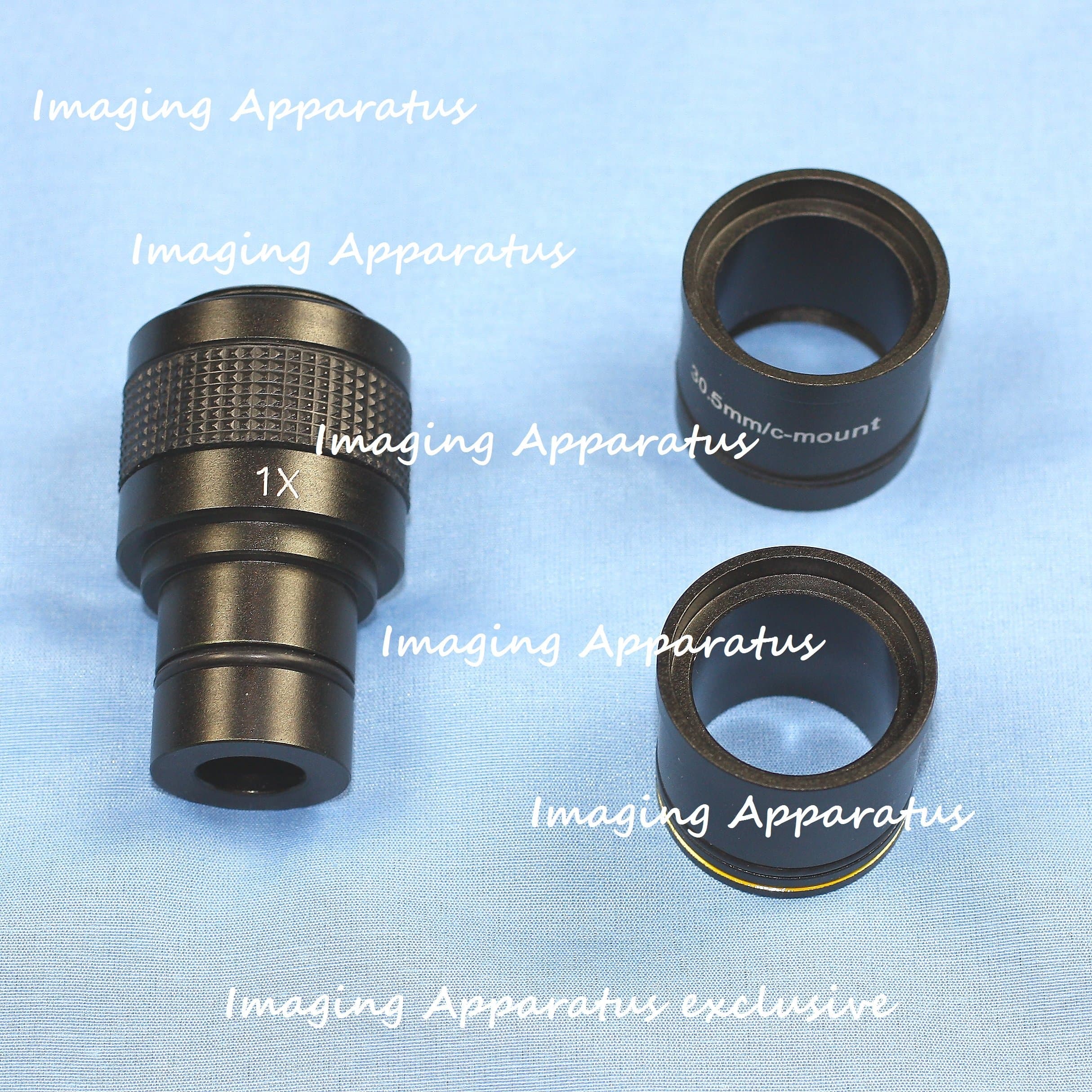 1X MICROSCOPE DIGITAL CAMERA RELAY LENS W/ 3x ADAPTERS