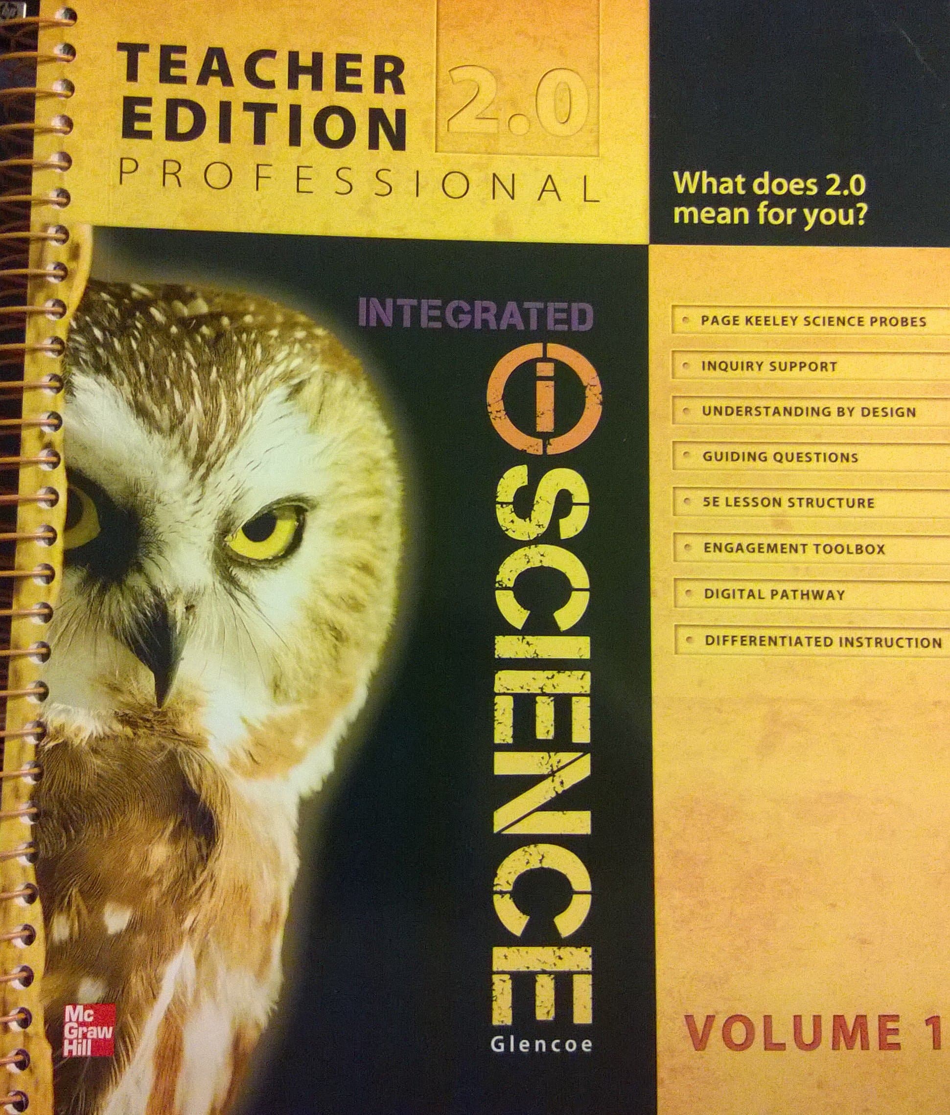 Glencoe Integrated iScience, Course 3, Grade 8, Vol. 1, Teacher Edition by Glencoe (2012-05-03) Spiral-bound – January 1, 2012
