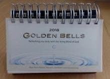 Golden Bells Desktop Calendar 2018