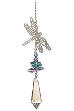 Dragonfly Rainbow Making Hanging Window Crystal Suncatcher