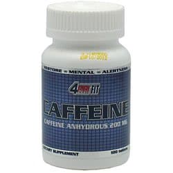 4 EVER FIT CAFFEINE 100 Tablets Restore Mental Alertness