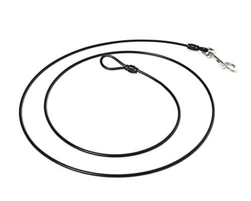 Chew-Proof Training Tie Down - Tether Restraint for Dogs & Teething Puppies (6 ft/ 1.8 m)