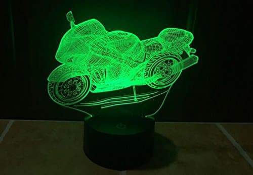 Golden Mango 3D Visualization Amazing Glow LED Lamp Night Light-Bulb Headset Skull Love Car Animal Christmas lights Halloween Pumpkins Shaped lamp It will Be Issued In Seven Colors