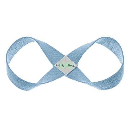 Infinity Strap - Original - Endless Strength & Flexibility with a Twist! - 3 Sizes (Sky Blue, Large 19")